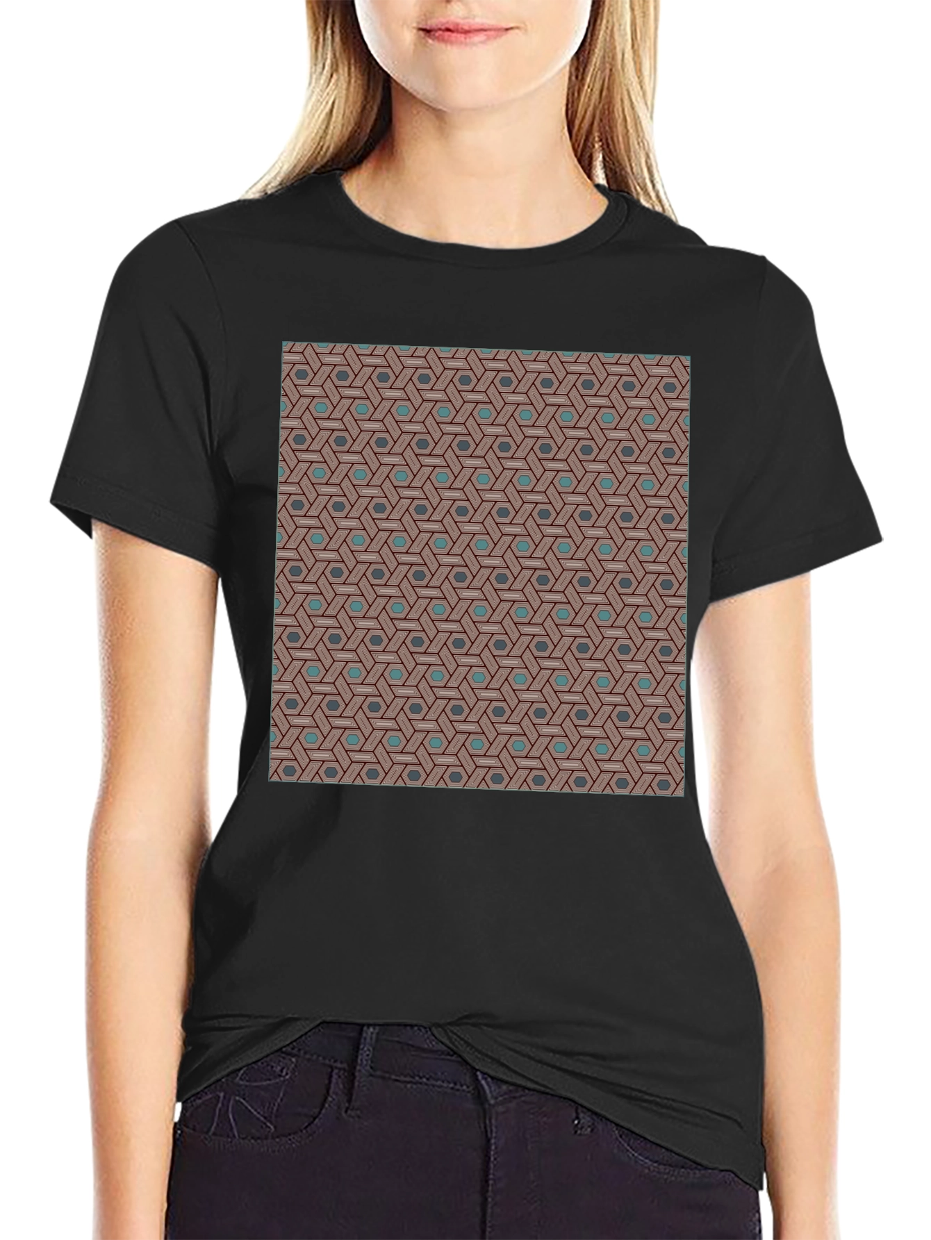 Geometric Pattern T-Shirt