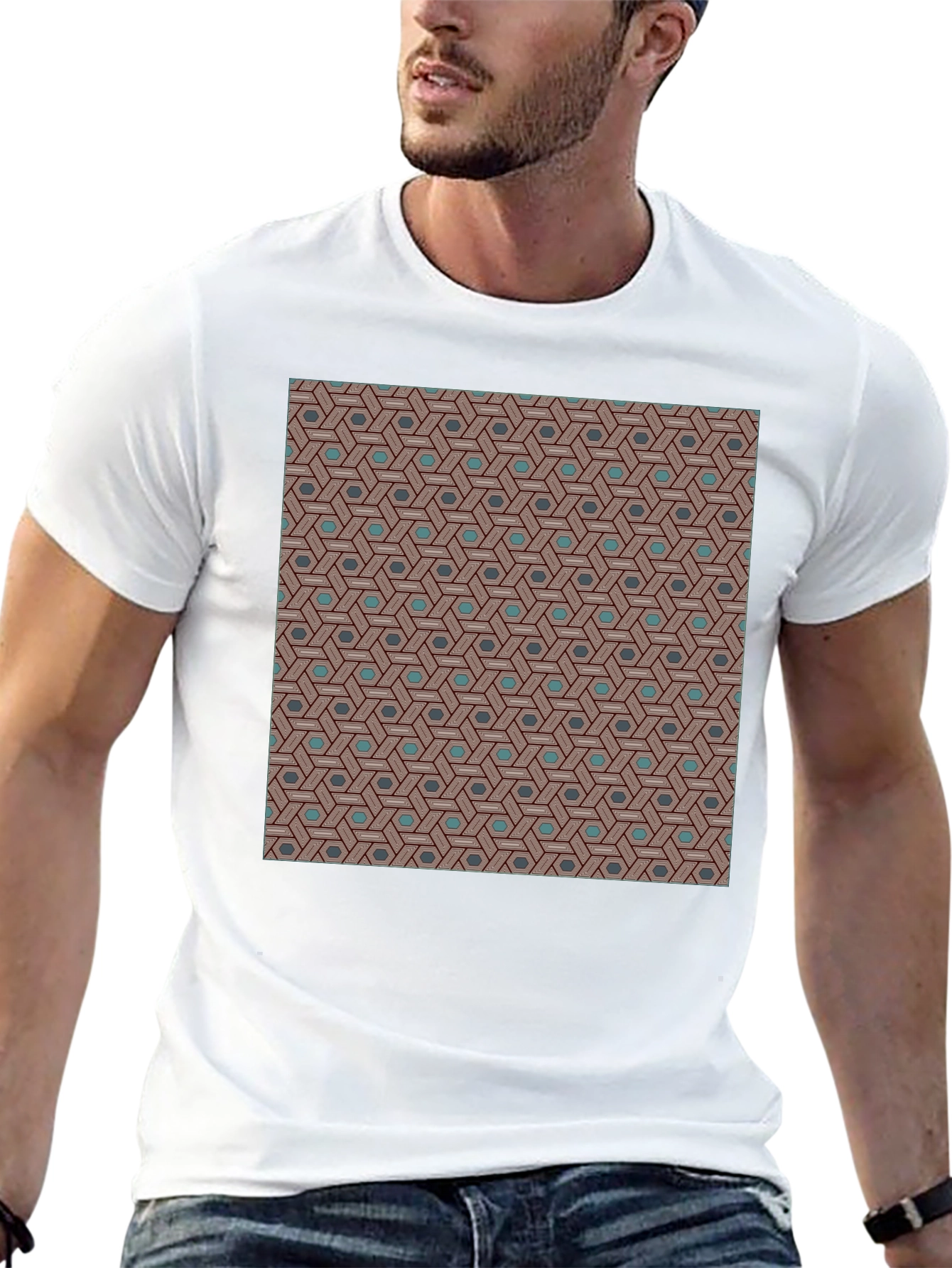 Geometric Pattern T-Shirt