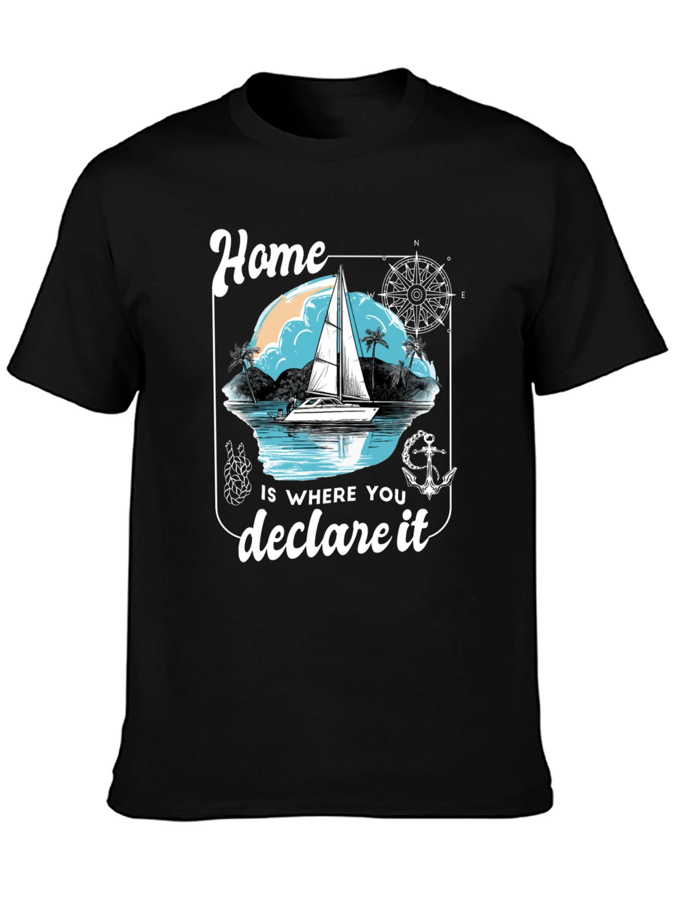 Nautical Home Declare It Graphic Tee
