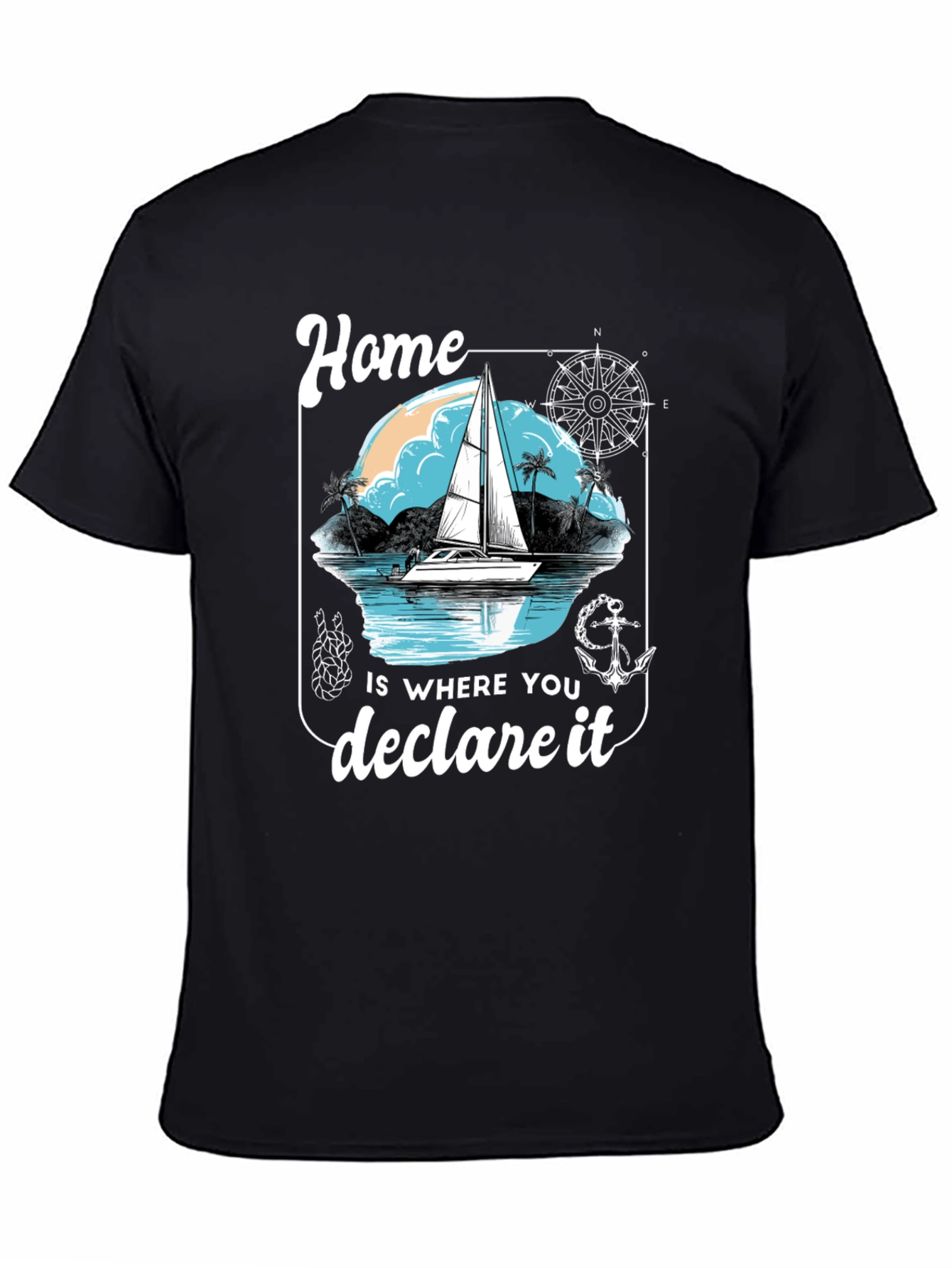 Nautical Home Declare It Graphic Tee