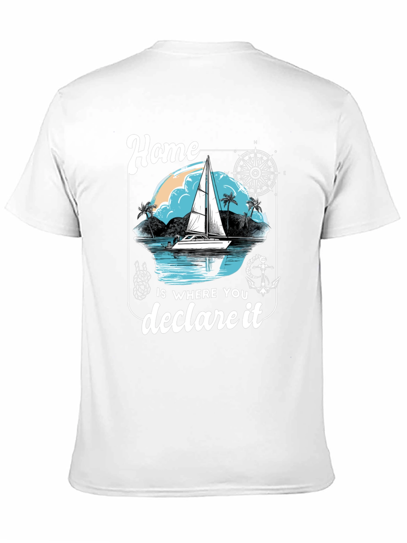Nautical Home Declare It Graphic Tee