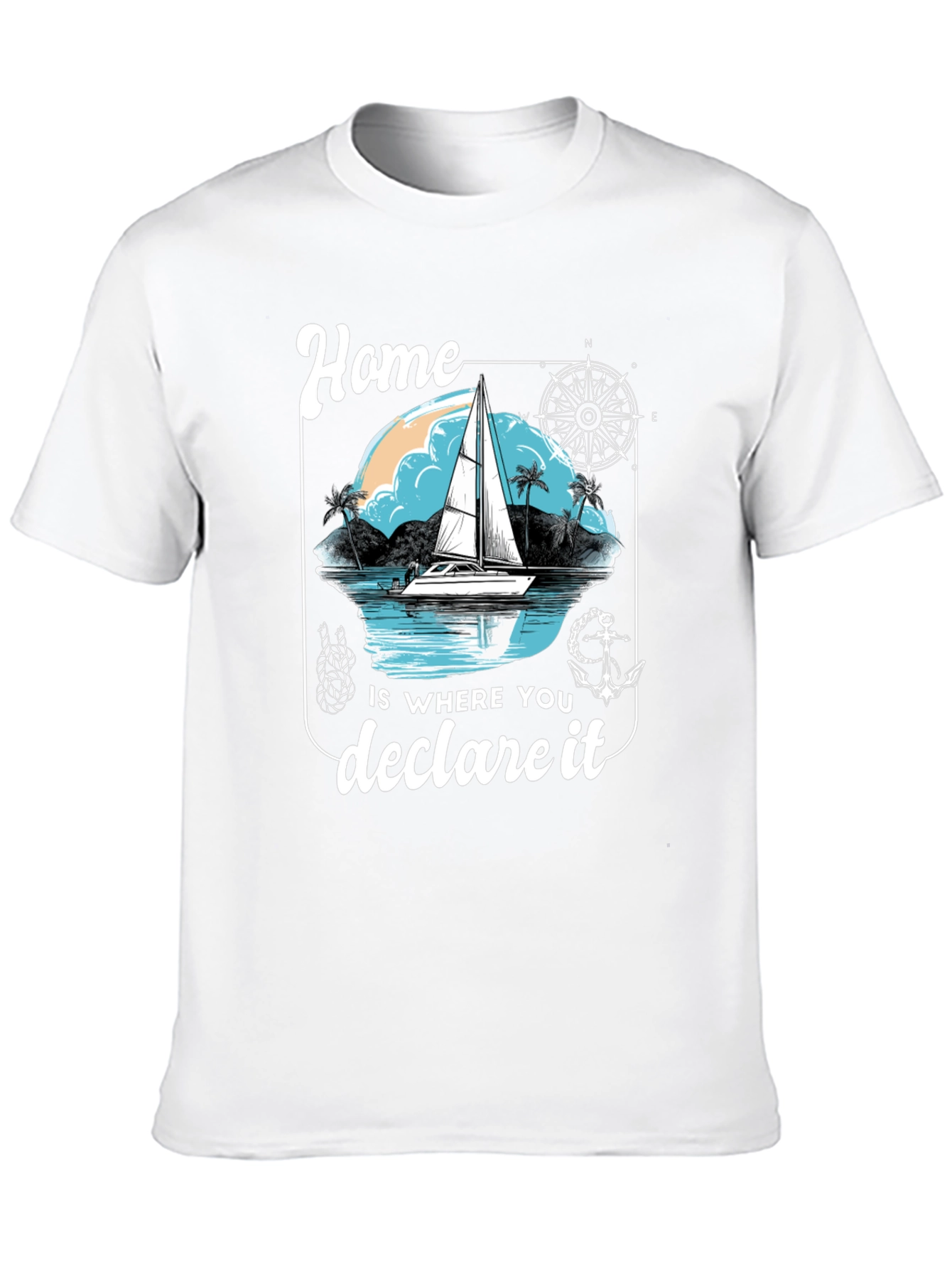 Nautical Home Declare It Graphic Tee