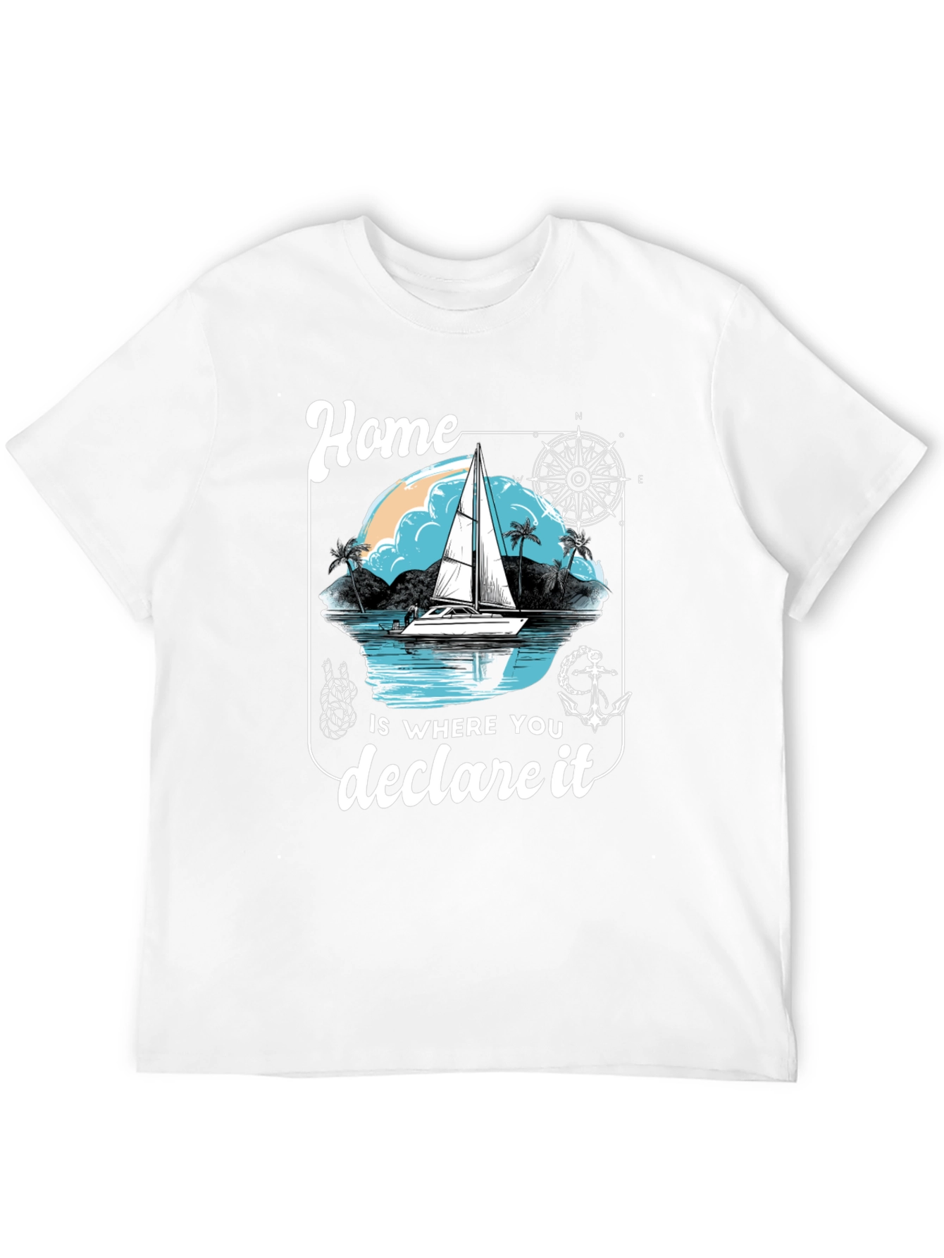 Nautical Home Declare It Graphic Tee