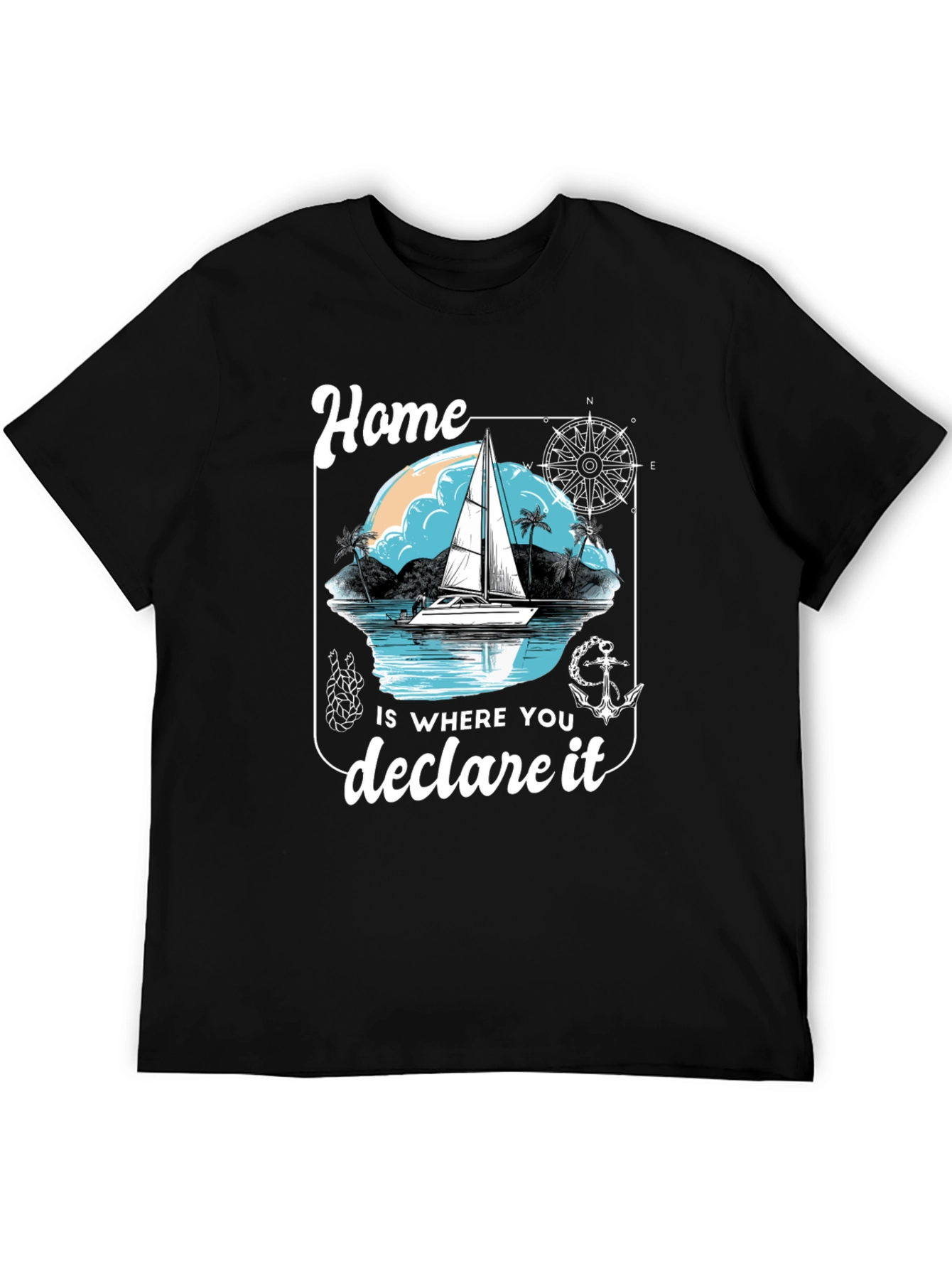 Nautical Home Declare It Graphic Tee