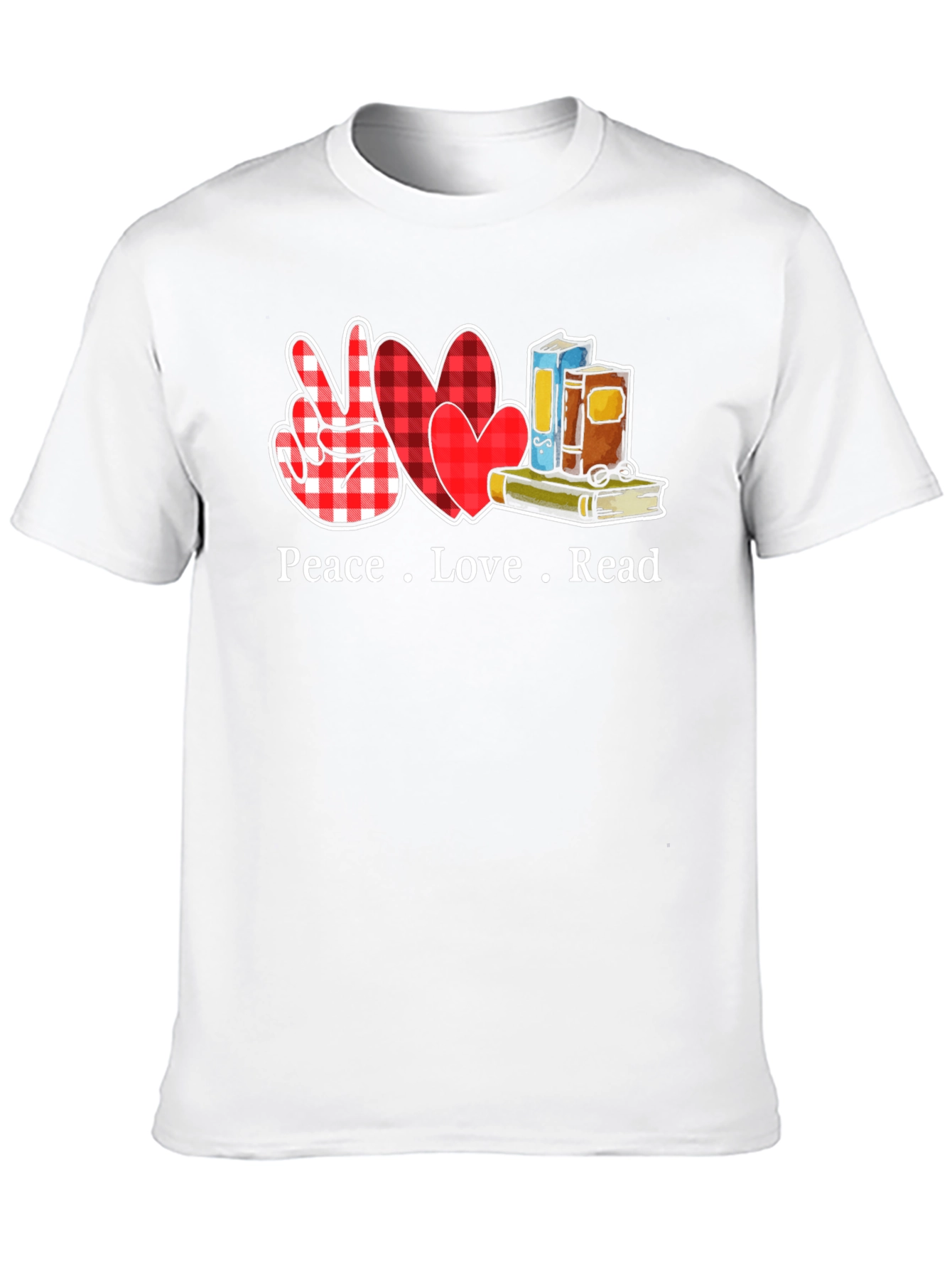 Peace Love Read Graphic Tee