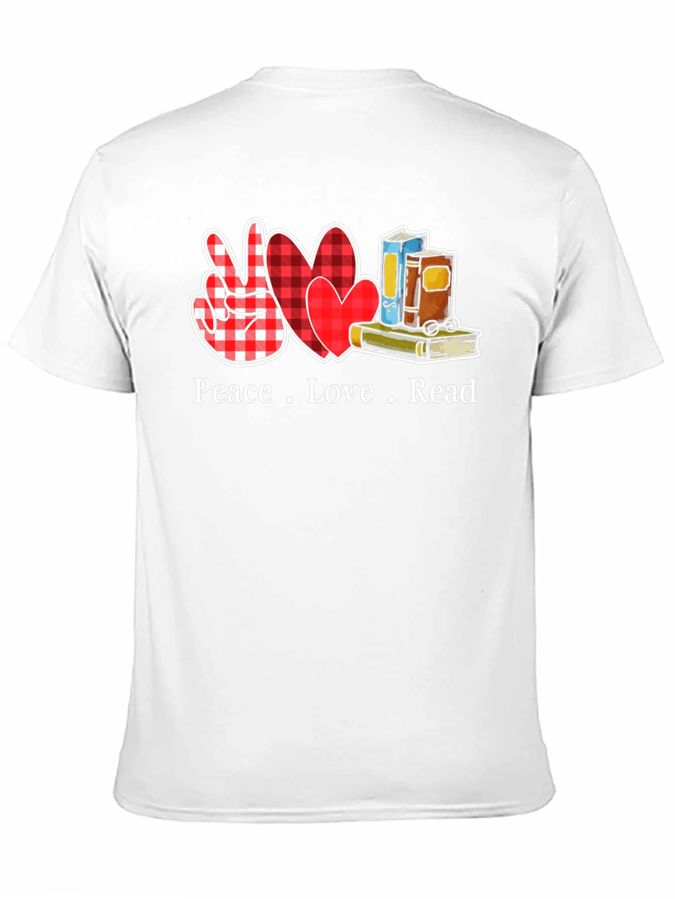 Peace Love Read Graphic Tee