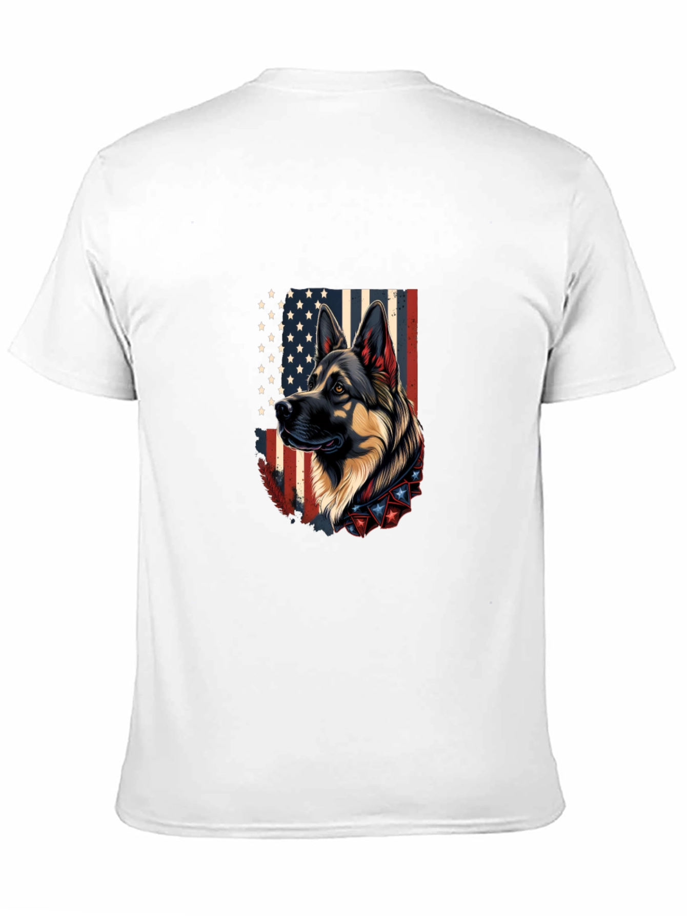 Patriotic German Shepherd Graphic Tee