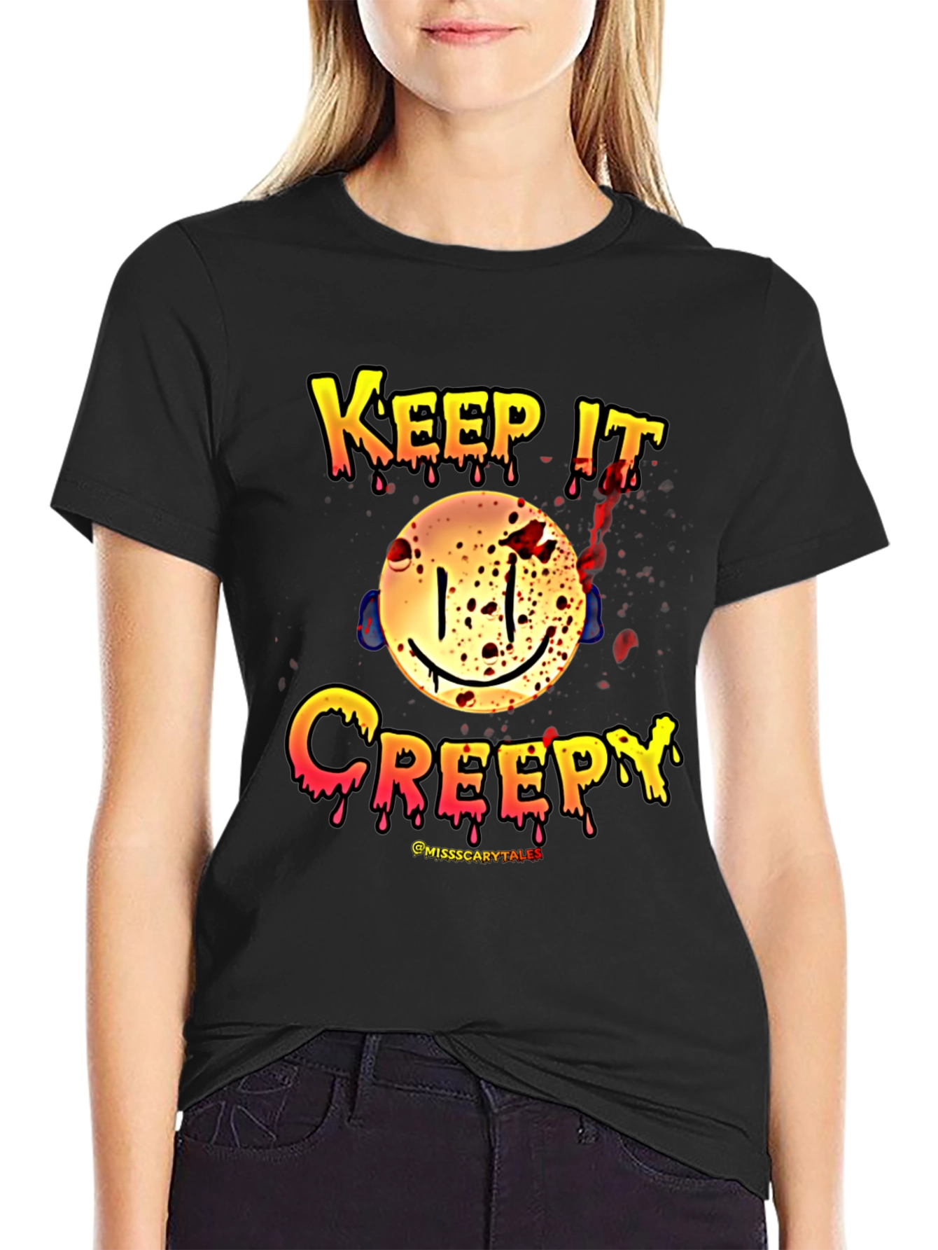 Keep it Creepy Graphic Tee - Mens Black T-Shirt