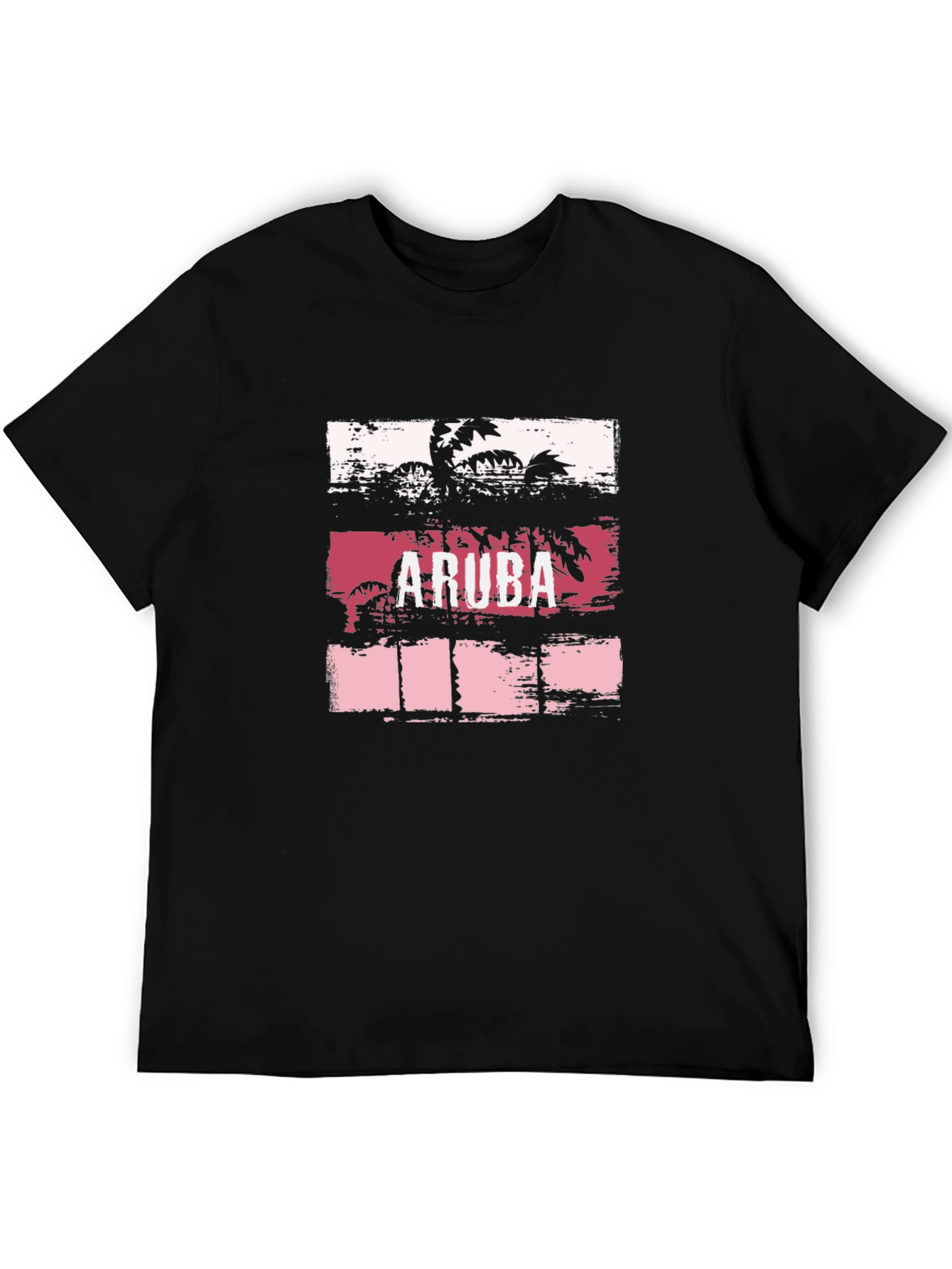 Aruba Palm Tree Graphic T-Shirt - Vacation Ready