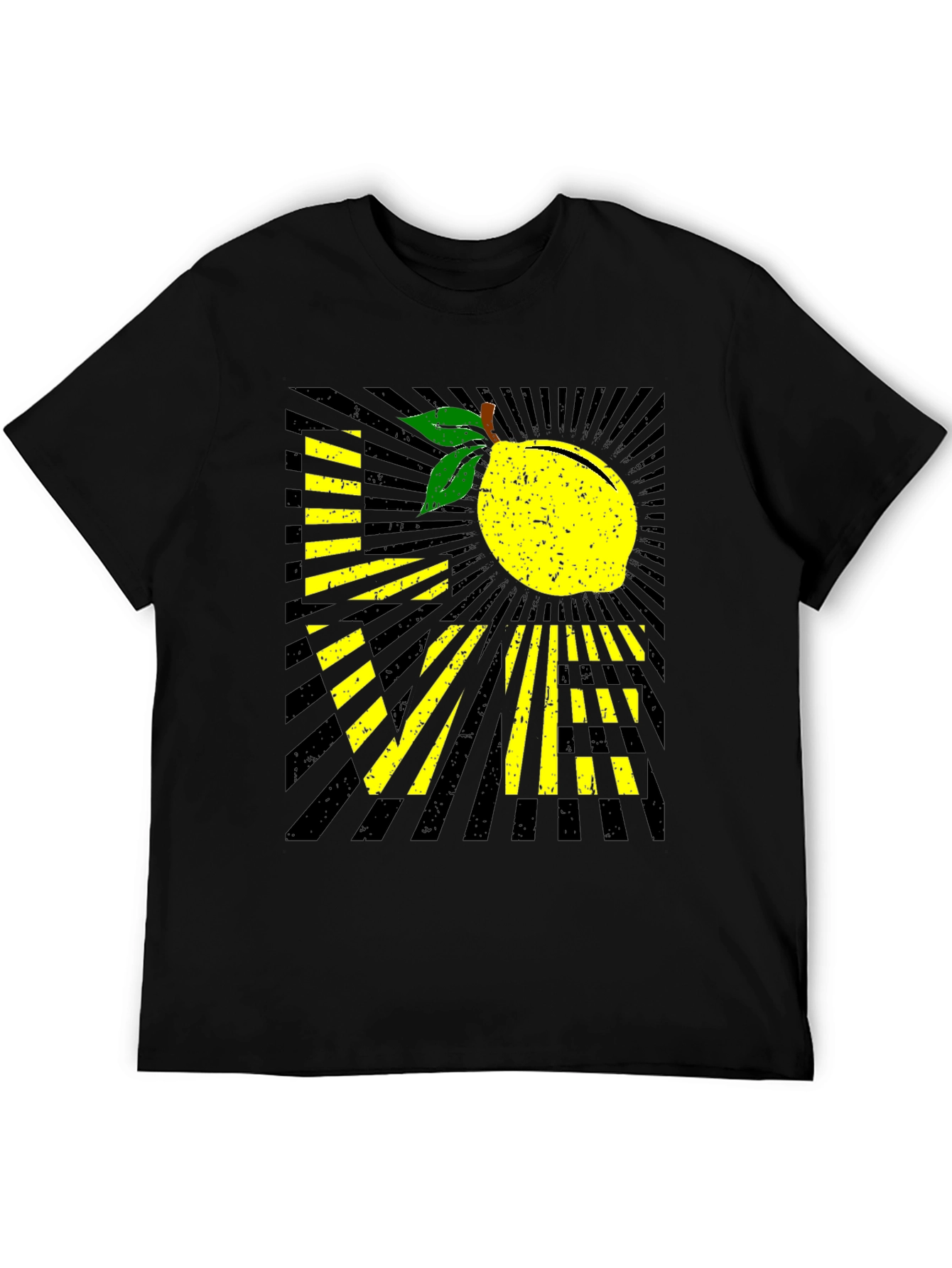 Lemon Love Graphic Tee - Black Unisex Shirt
