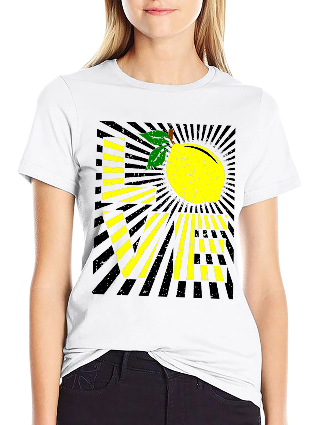 Lemon Love Graphic Tee - Black Unisex Shirt