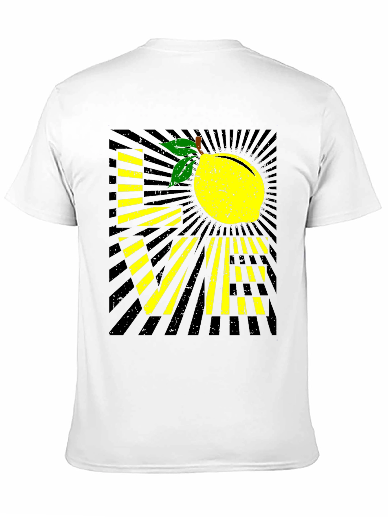 Lemon Love Graphic Tee - Black Unisex Shirt
