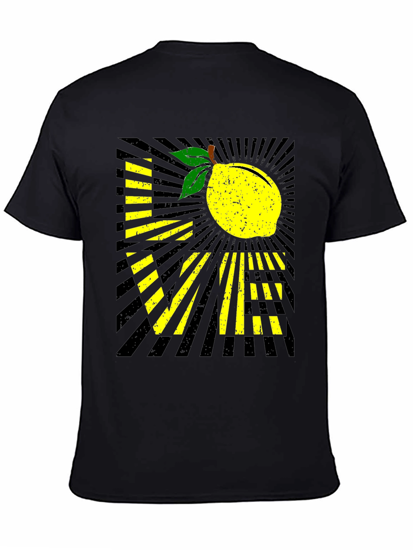 Lemon Love Graphic Tee - Black Unisex Shirt