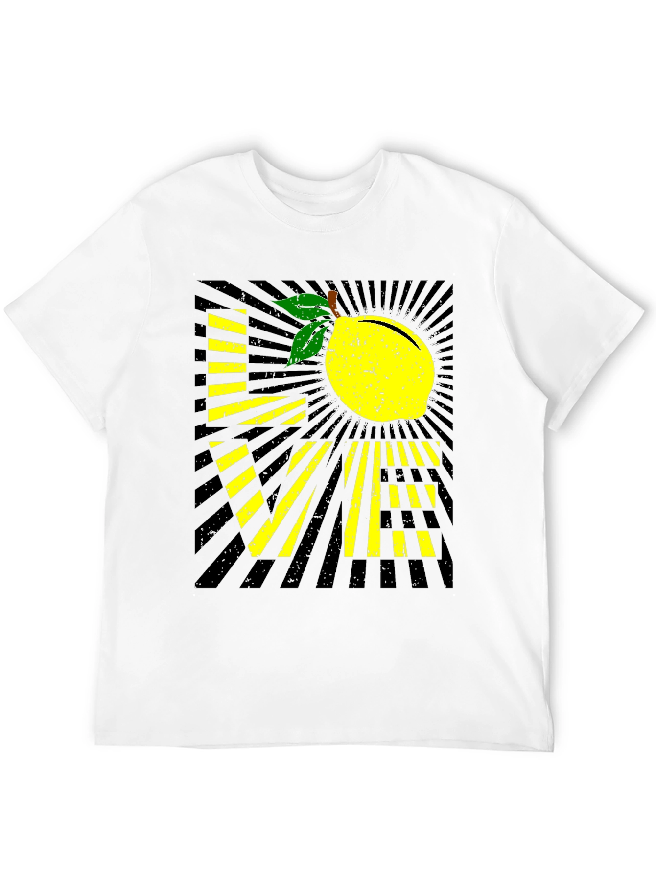 Lemon Love Graphic Tee - Black Unisex Shirt