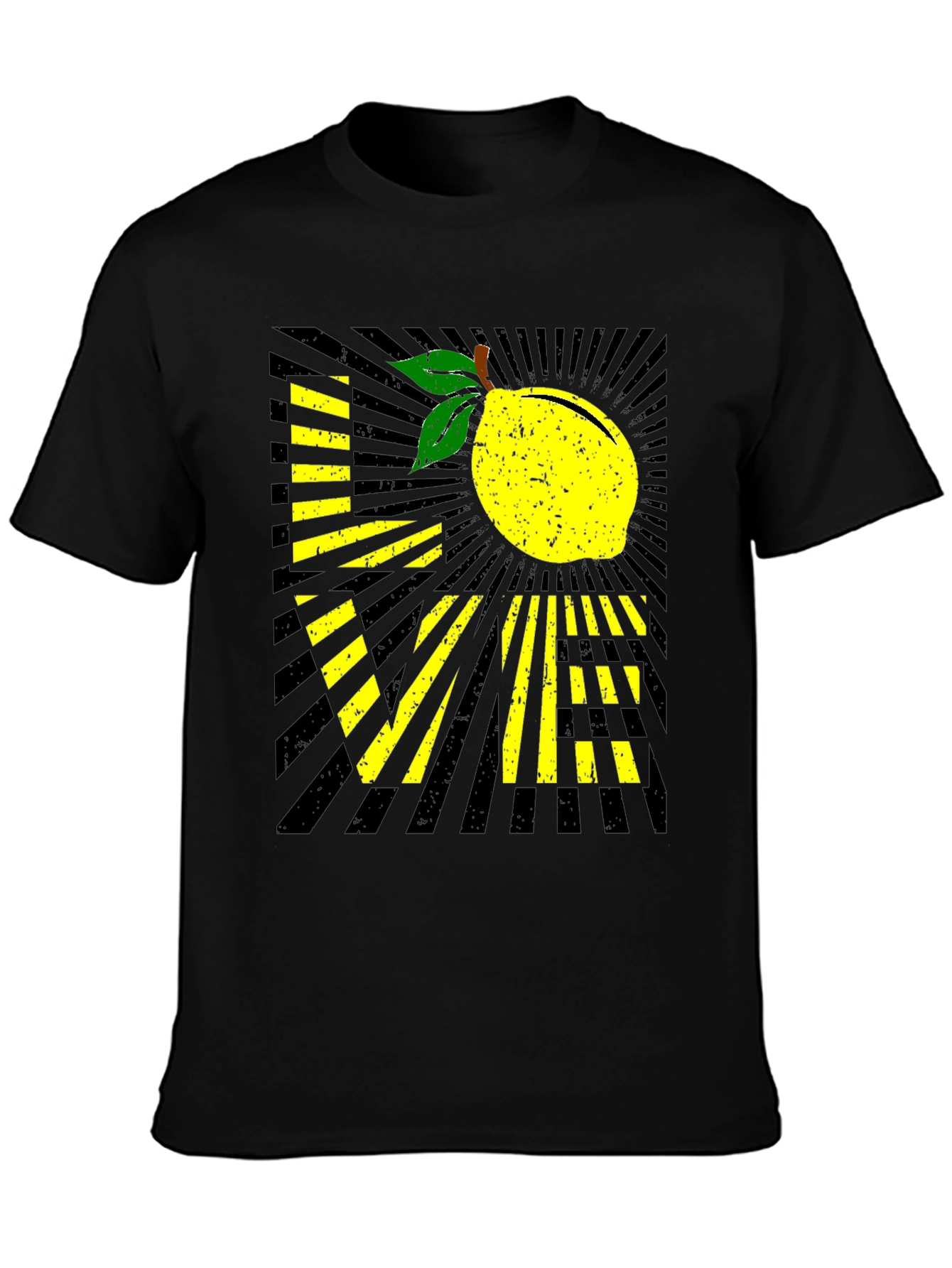 Lemon Love Graphic Tee - Black Unisex Shirt