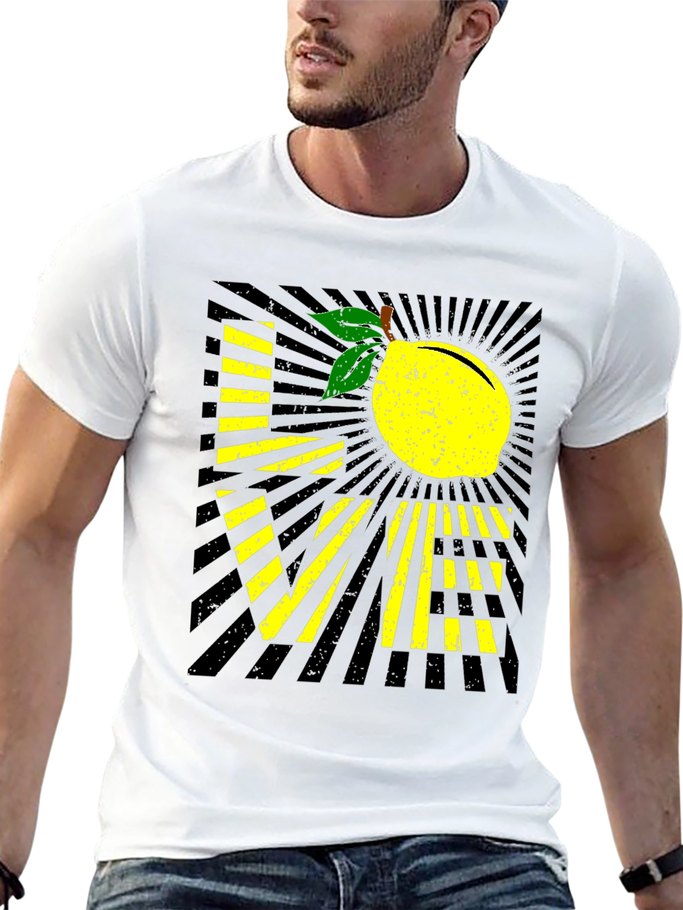 Lemon Love Graphic Tee - Black Unisex Shirt