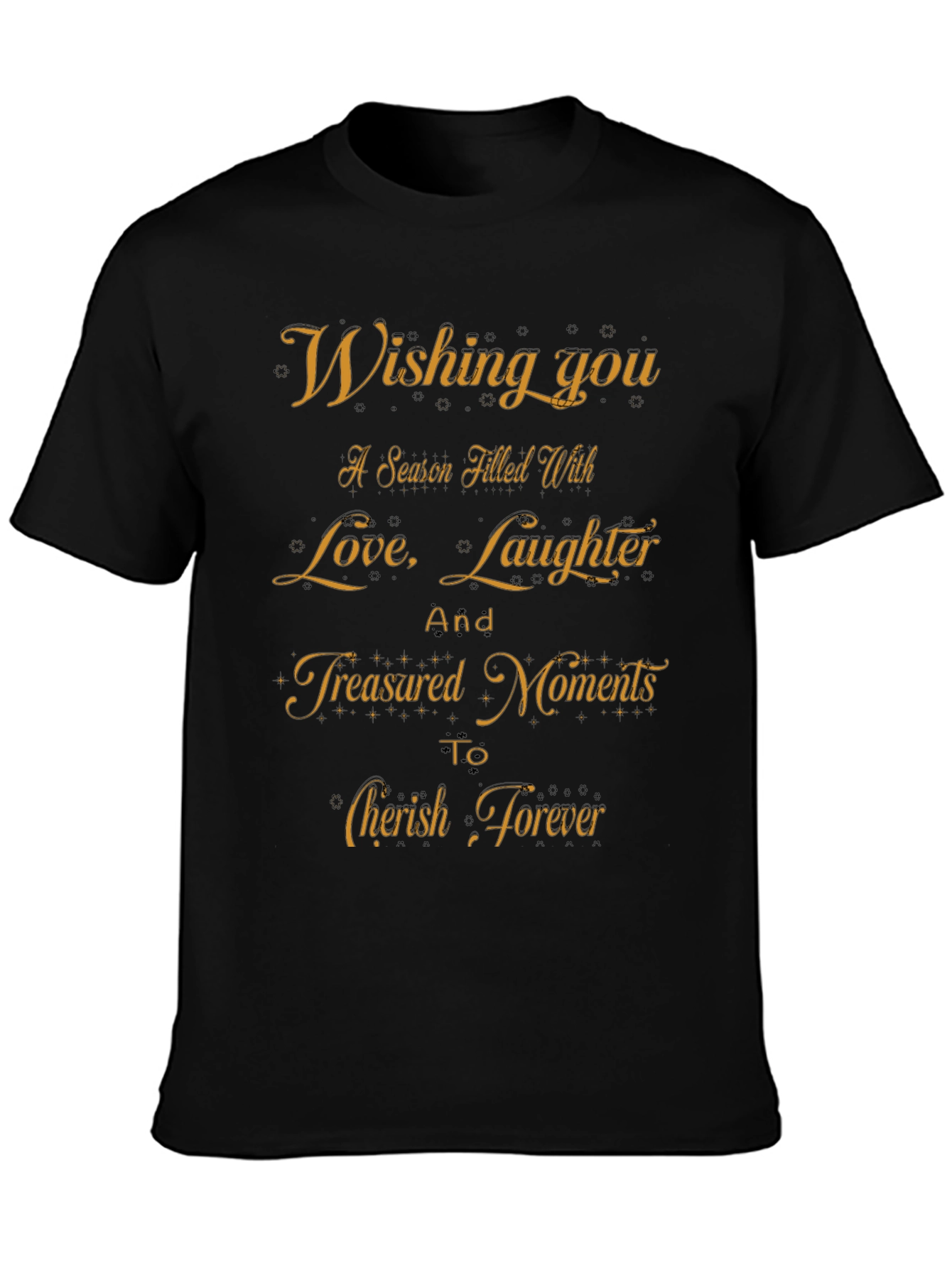 Festive Wishes Graphic T-Shirt