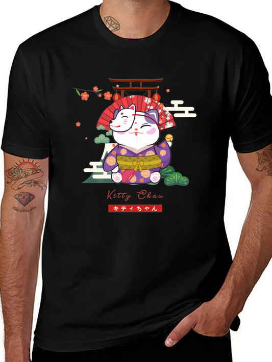 Kitty Chan T-Shirt - Maneki Neko Japanese Design