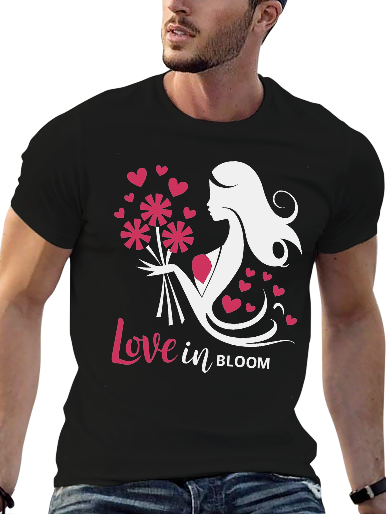 Love in Bloom Graphic Tee - Stylish & Trendy