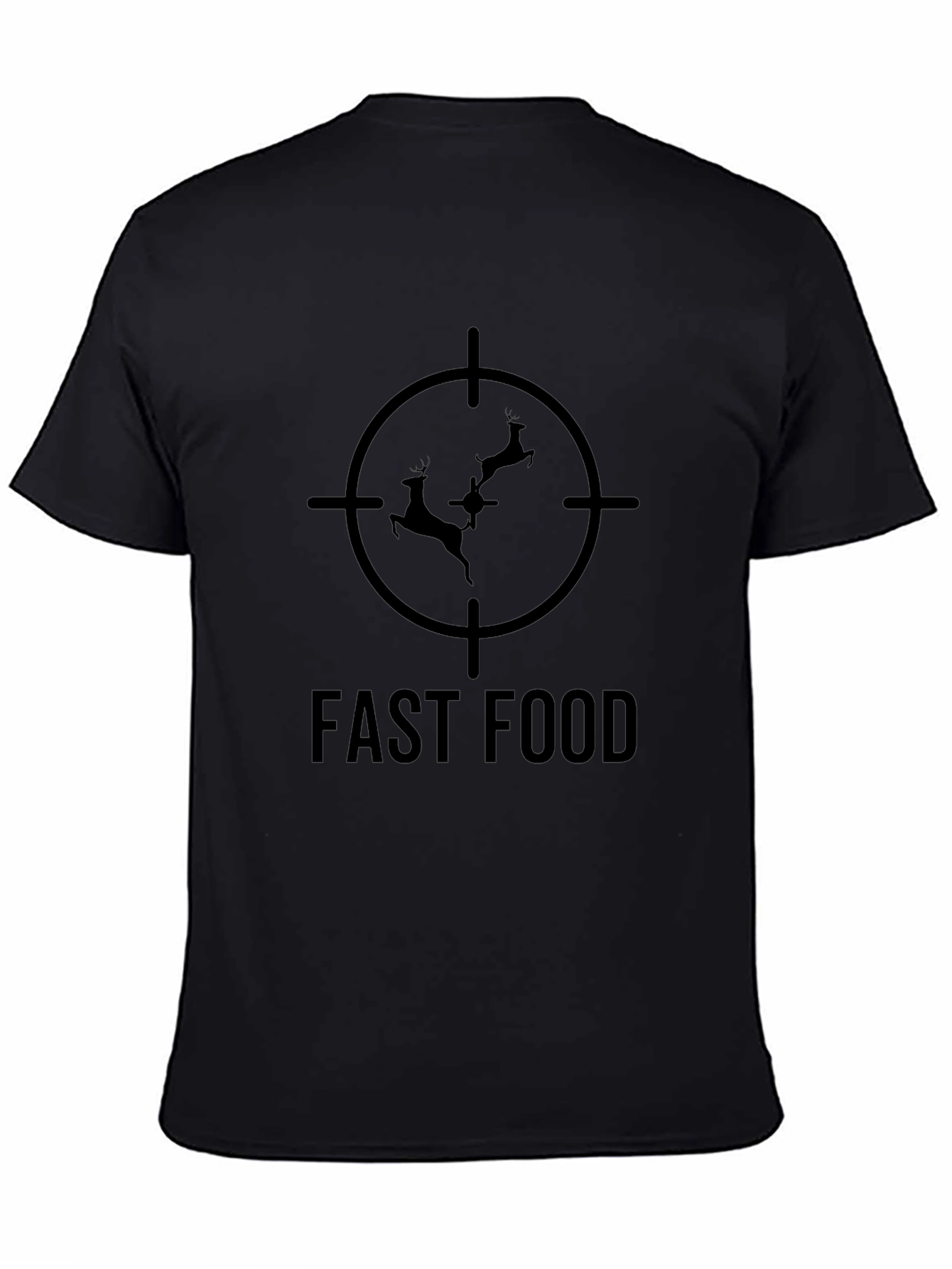 Fast Food Deer Target T-Shirt Hunting Tee
