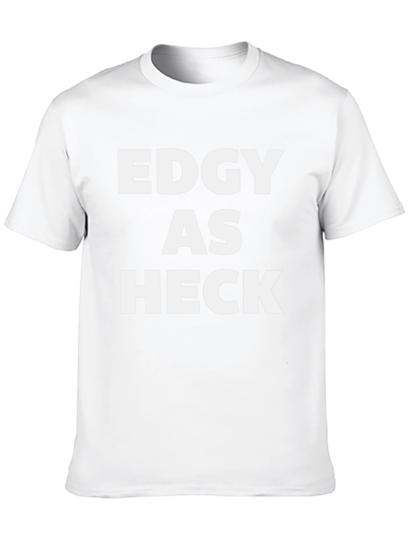 Edgy As Heck Black Graphic Tee