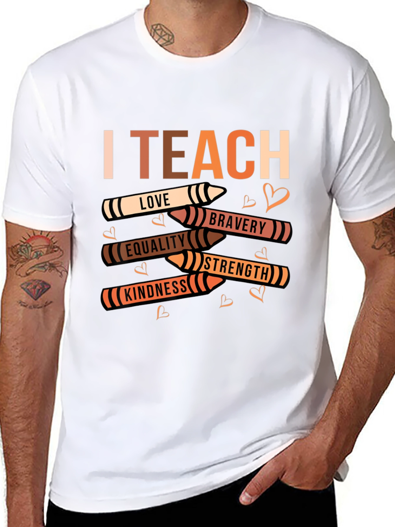 I Teach Love Equality Kindness T-Shirt