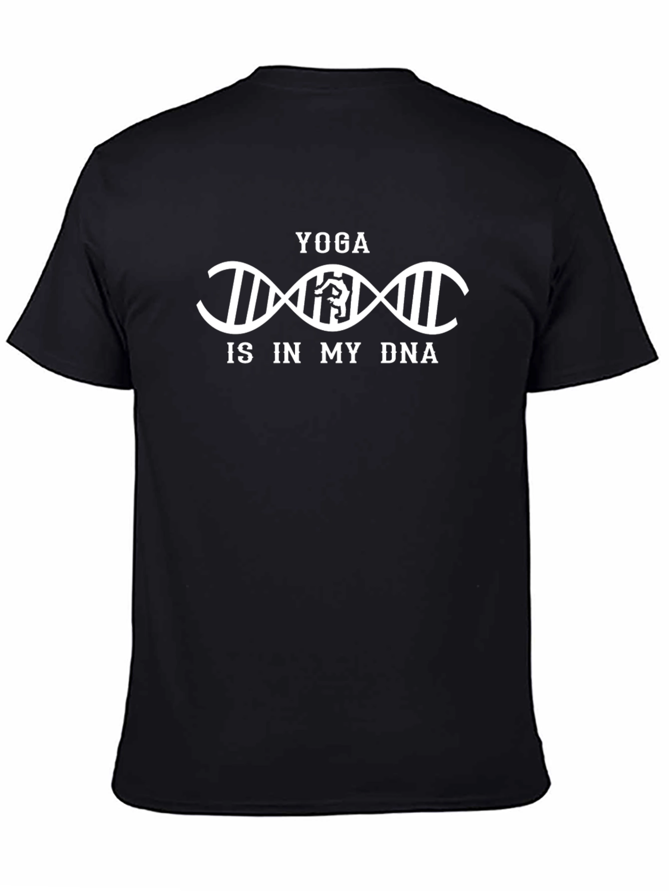 Yoga Is In My DNA Black T-Shirt
