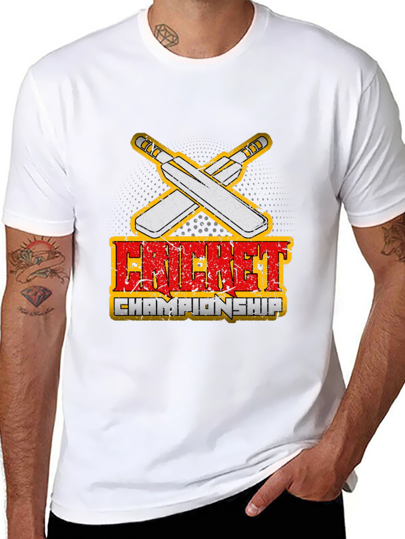 Cricket Championship Graphic T-Shirt