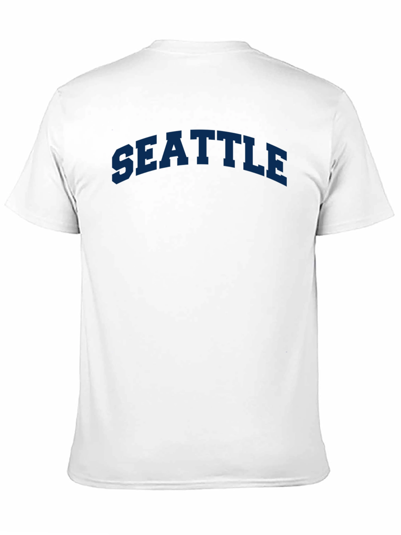 Seattle Text Graphic Tee - Casual Style