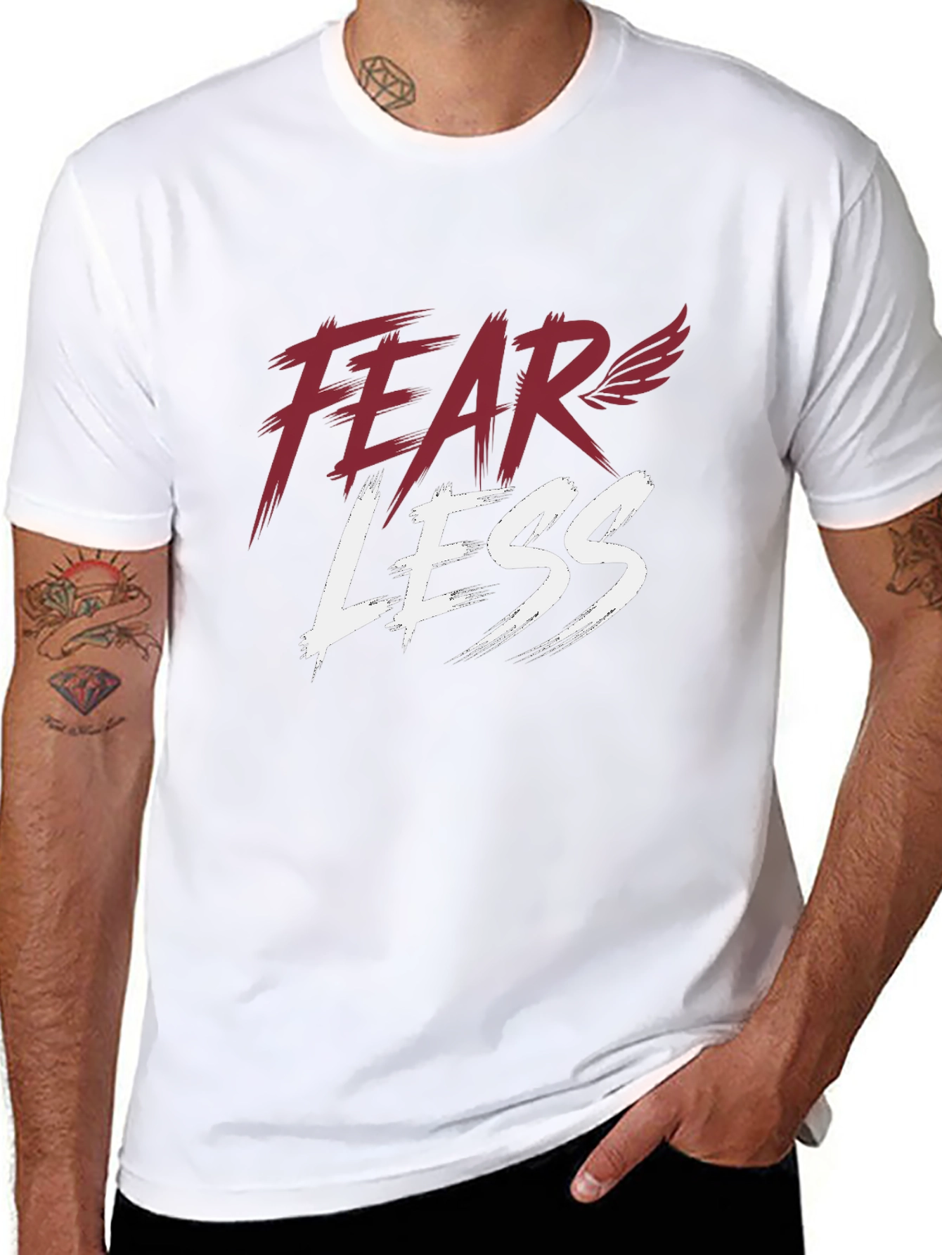 Fearless Graphic Tee - Mens Black T-Shirt