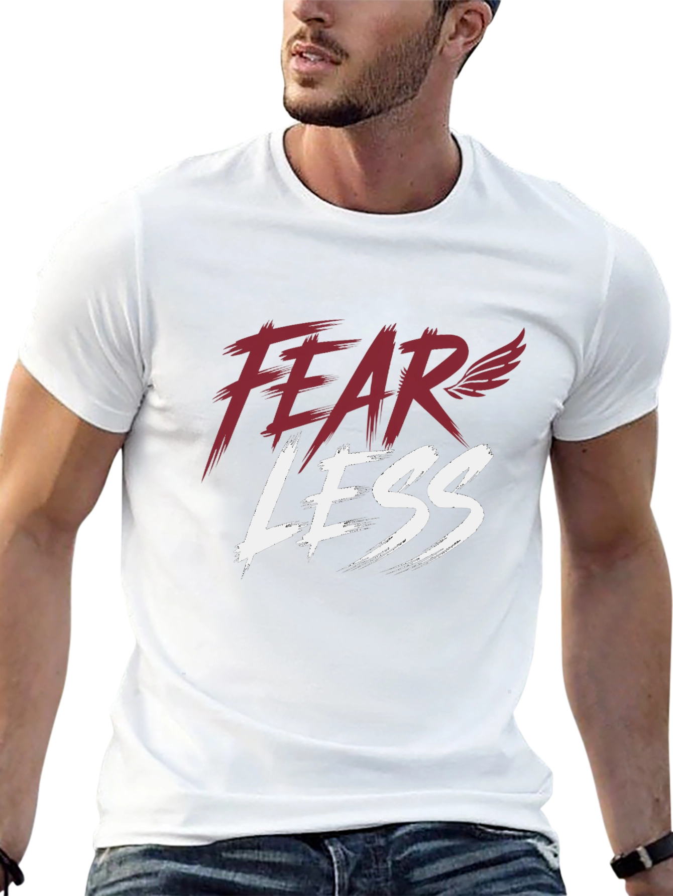 Fearless Graphic Tee - Mens Black T-Shirt