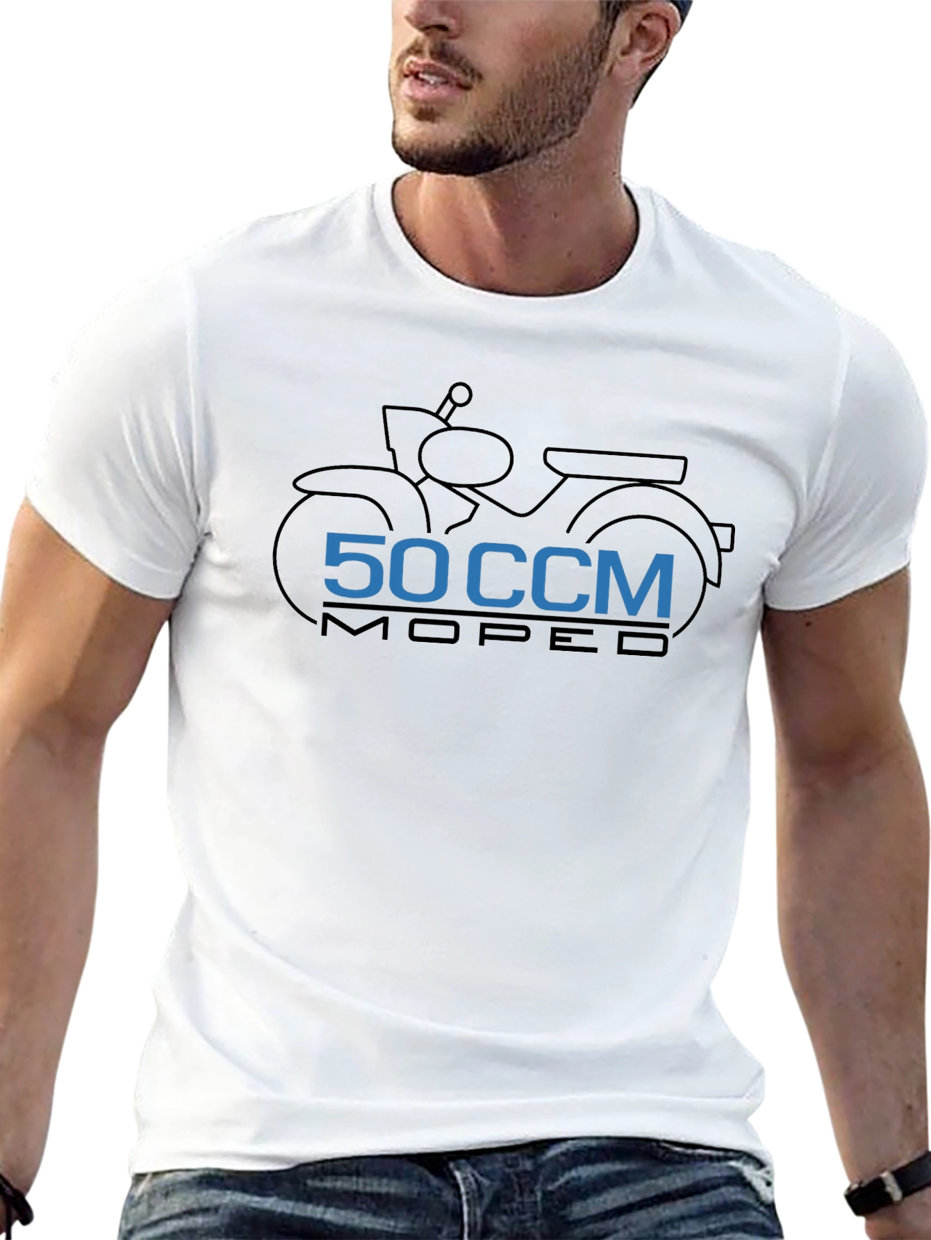 50 CCM Moped Graphic Tee - Black