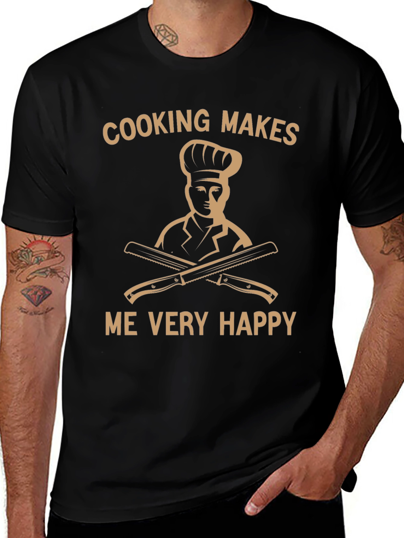 Cooking Makes Me Very Happy T-Shirt