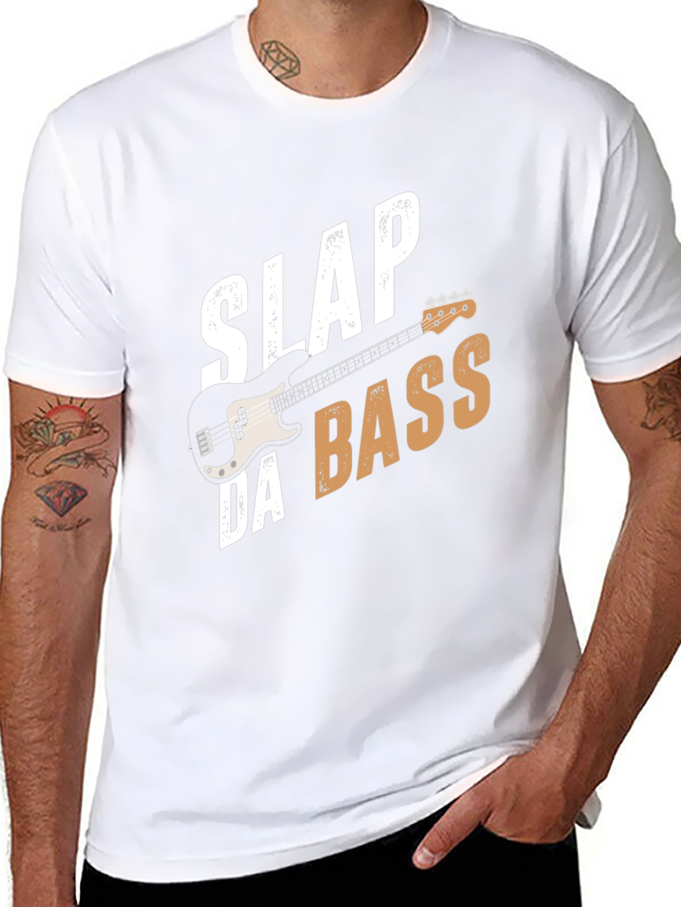 Slap Da Bass T-Shirt Musical Graphic Tee
