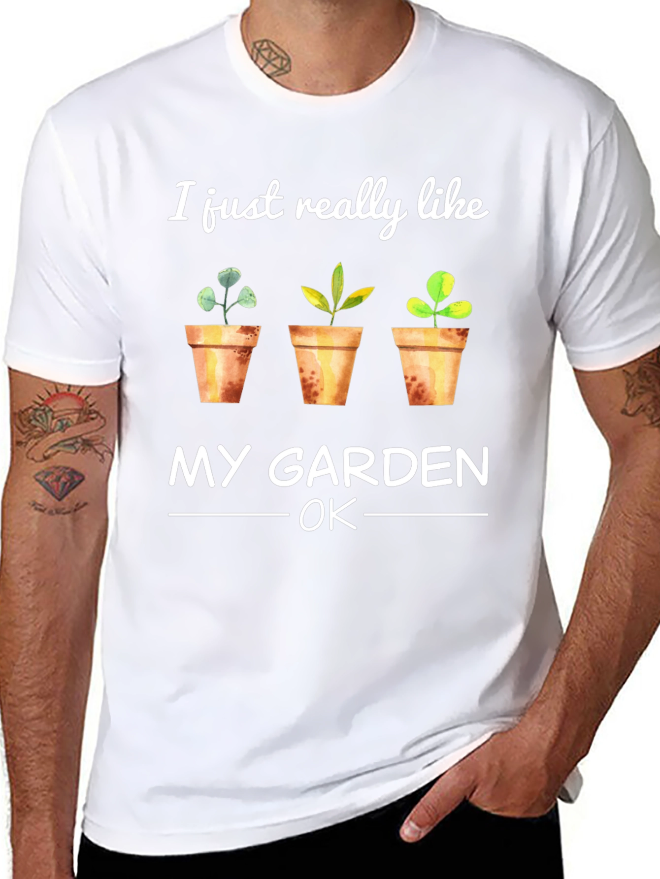 Gardener T-Shirt: I Just Really Like My Garden OK