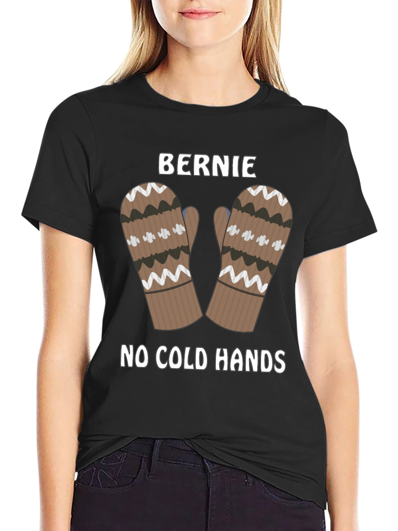 Bernie Mittens Tee - No Cold Hands Shirt