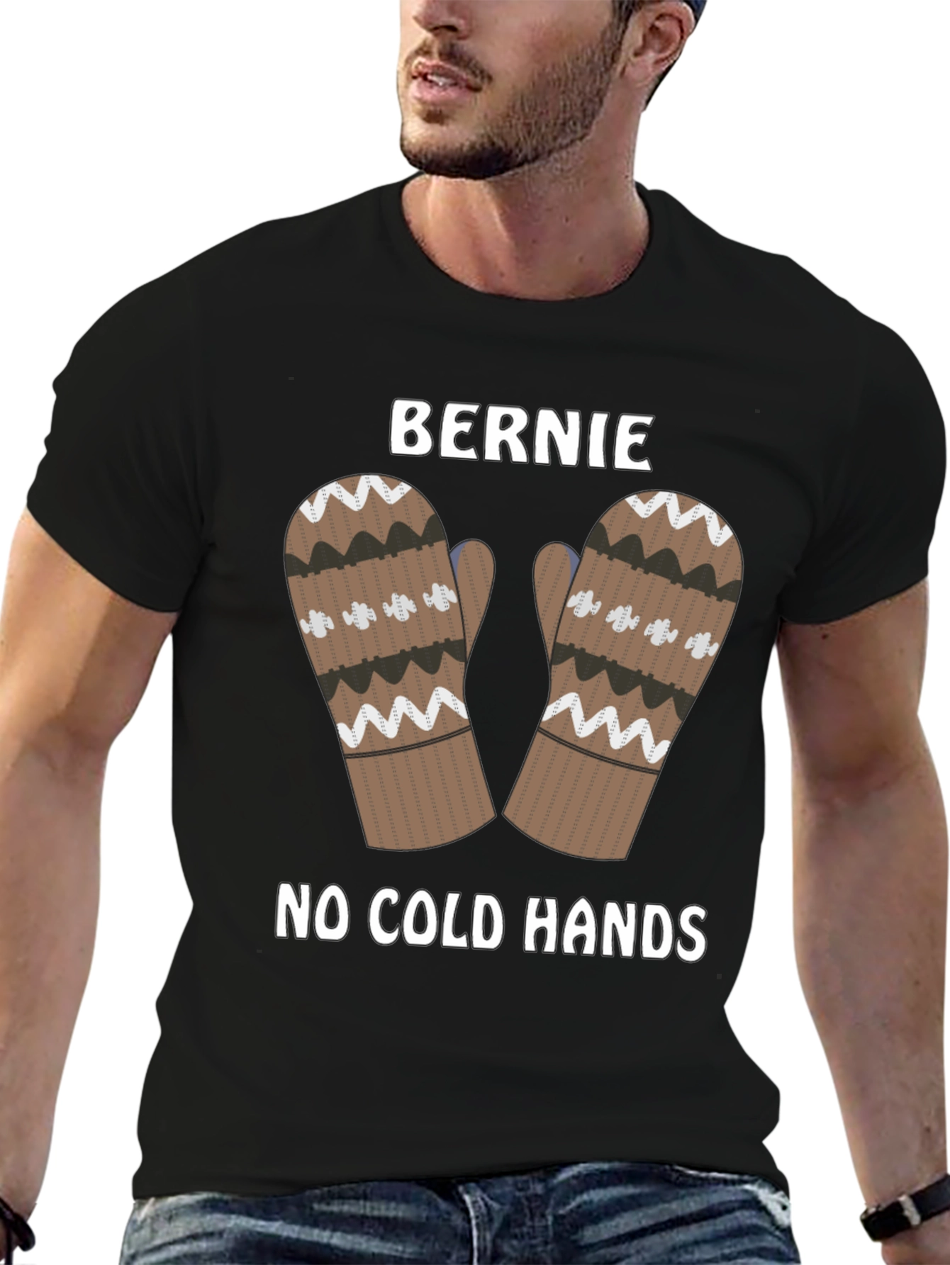 Bernie Mittens Tee - No Cold Hands Shirt