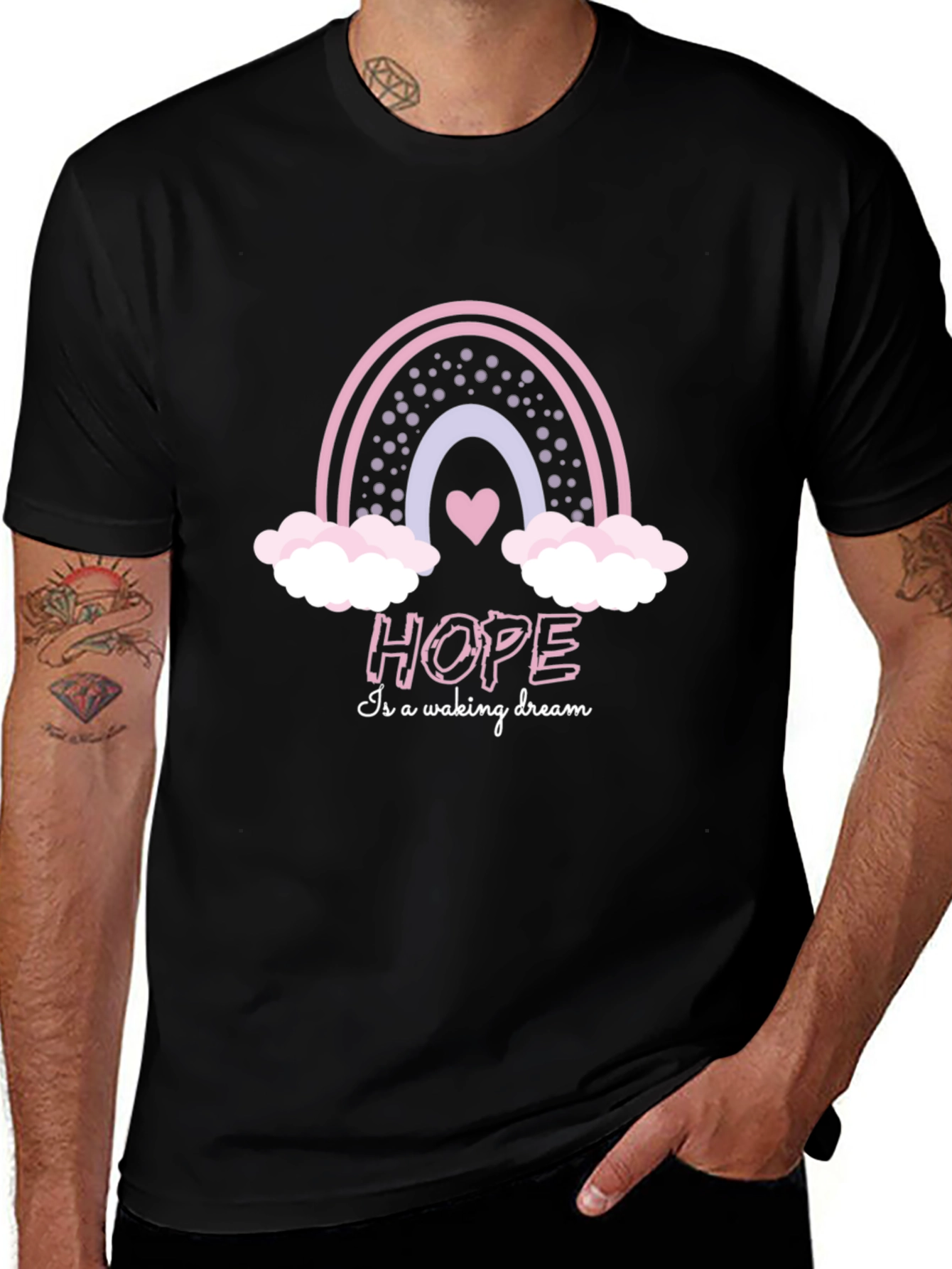 Hope is a Waking Dream Rainbow T-Shirt