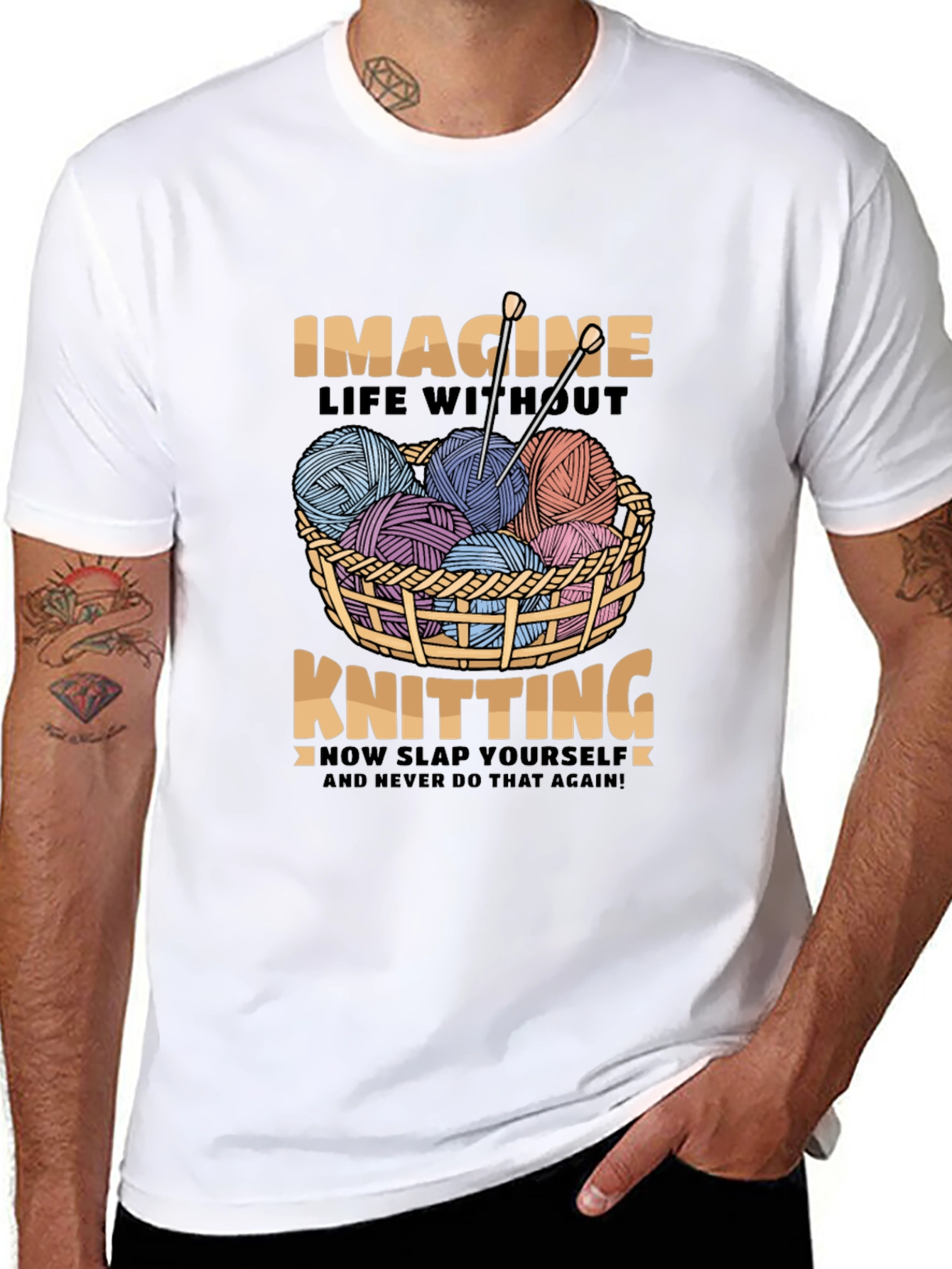 Knitting Lover Tee - Imagine Life Without It
