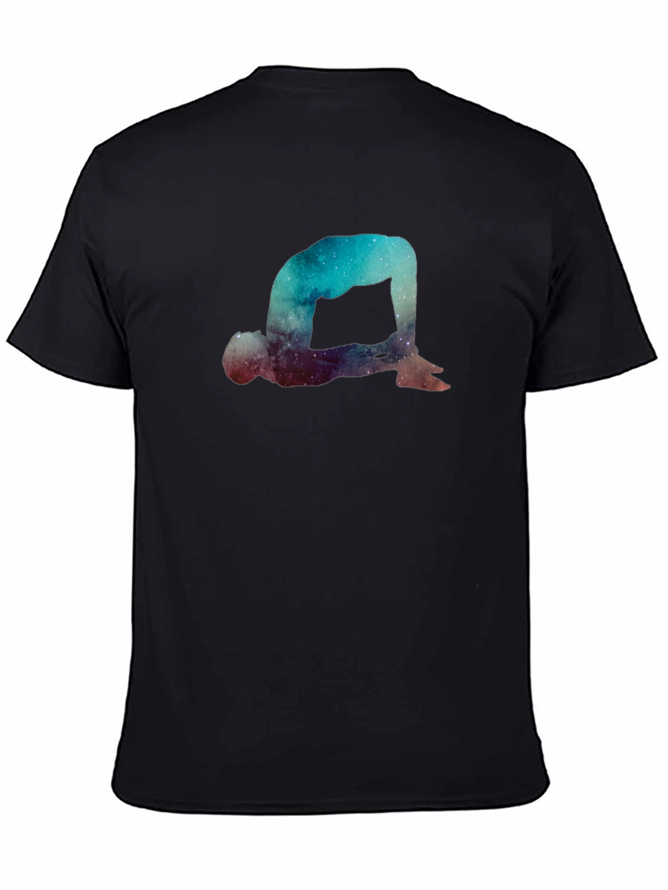 Cosmic Yoga Pose Graphic T-Shirt
