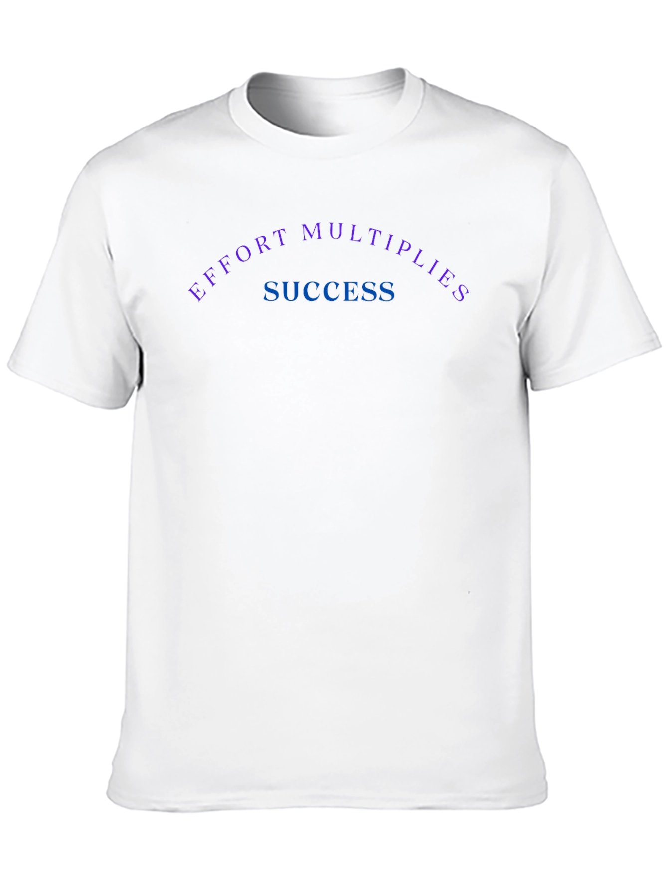 Effort Multiplies Success Black T-Shirt