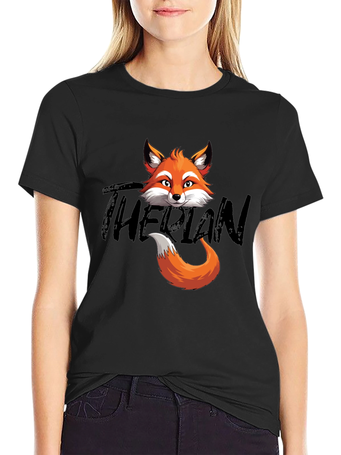 Fox Head & Tail Graphic T-Shirt - The Plan