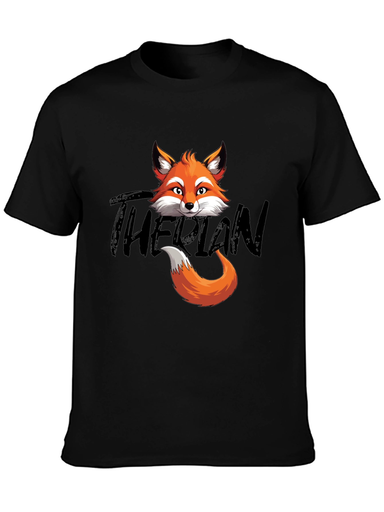 Fox Head & Tail Graphic T-Shirt - The Plan