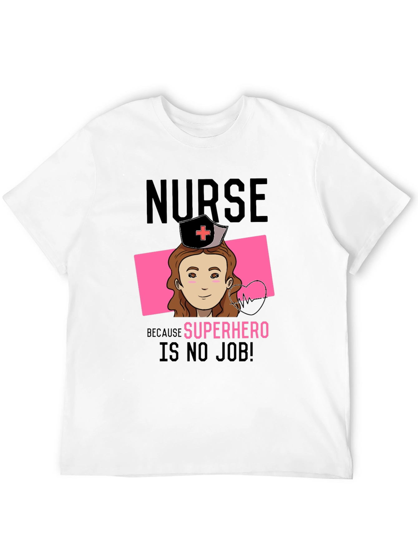 Nurse Superhero T-Shirt - Heroic Profession Tee