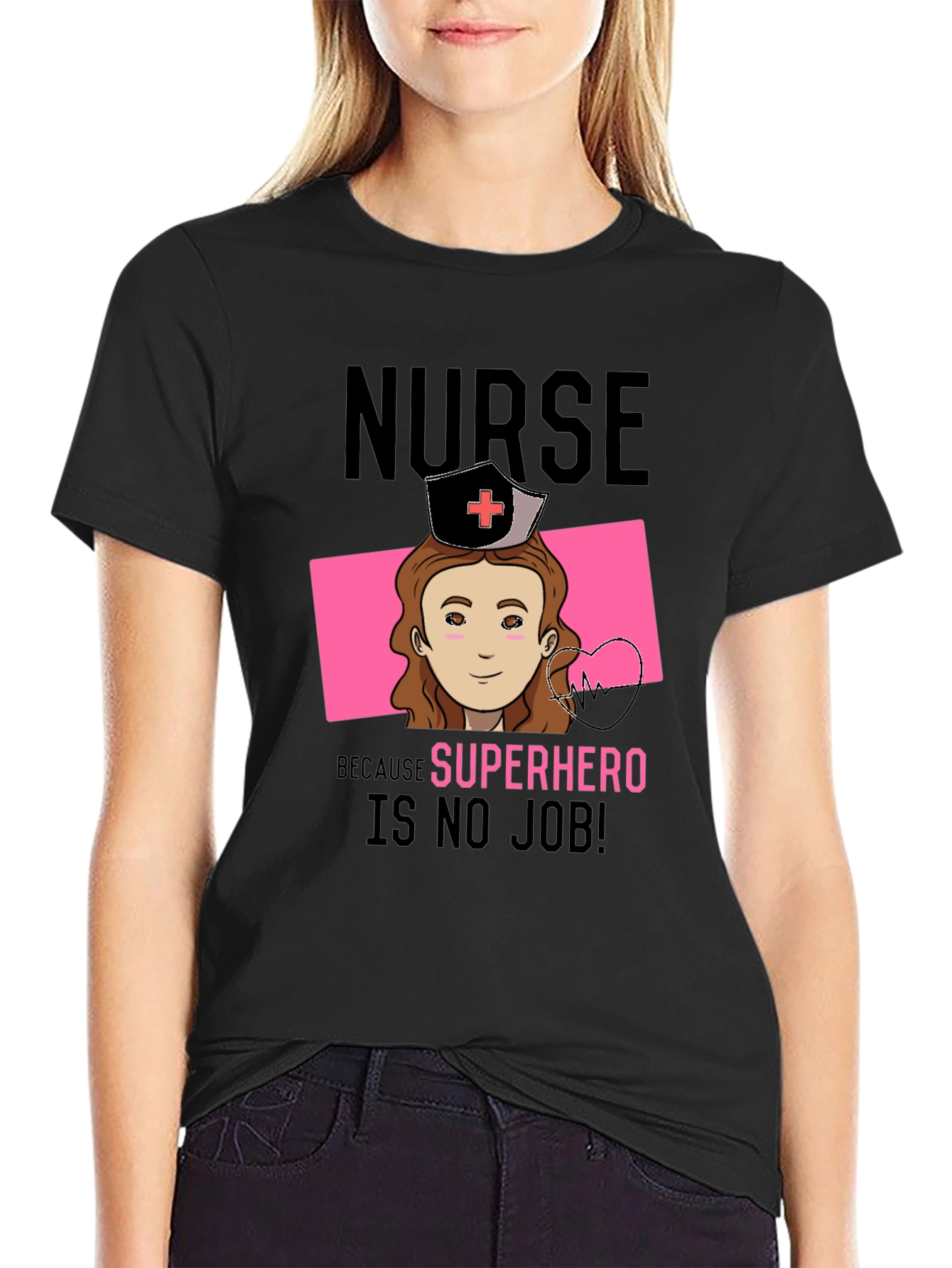 Nurse Superhero T-Shirt - Heroic Profession Tee