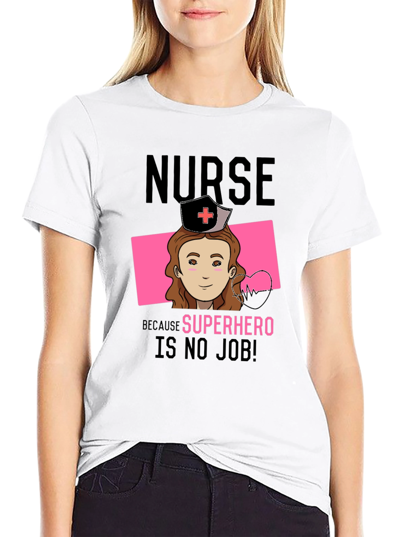 Nurse Superhero T-Shirt - Heroic Profession Tee