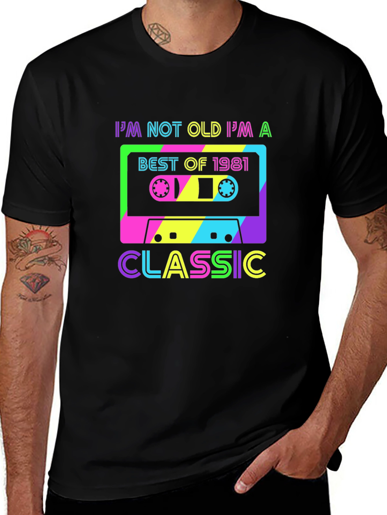 Retro Cassette 1981 Classic T-Shirt