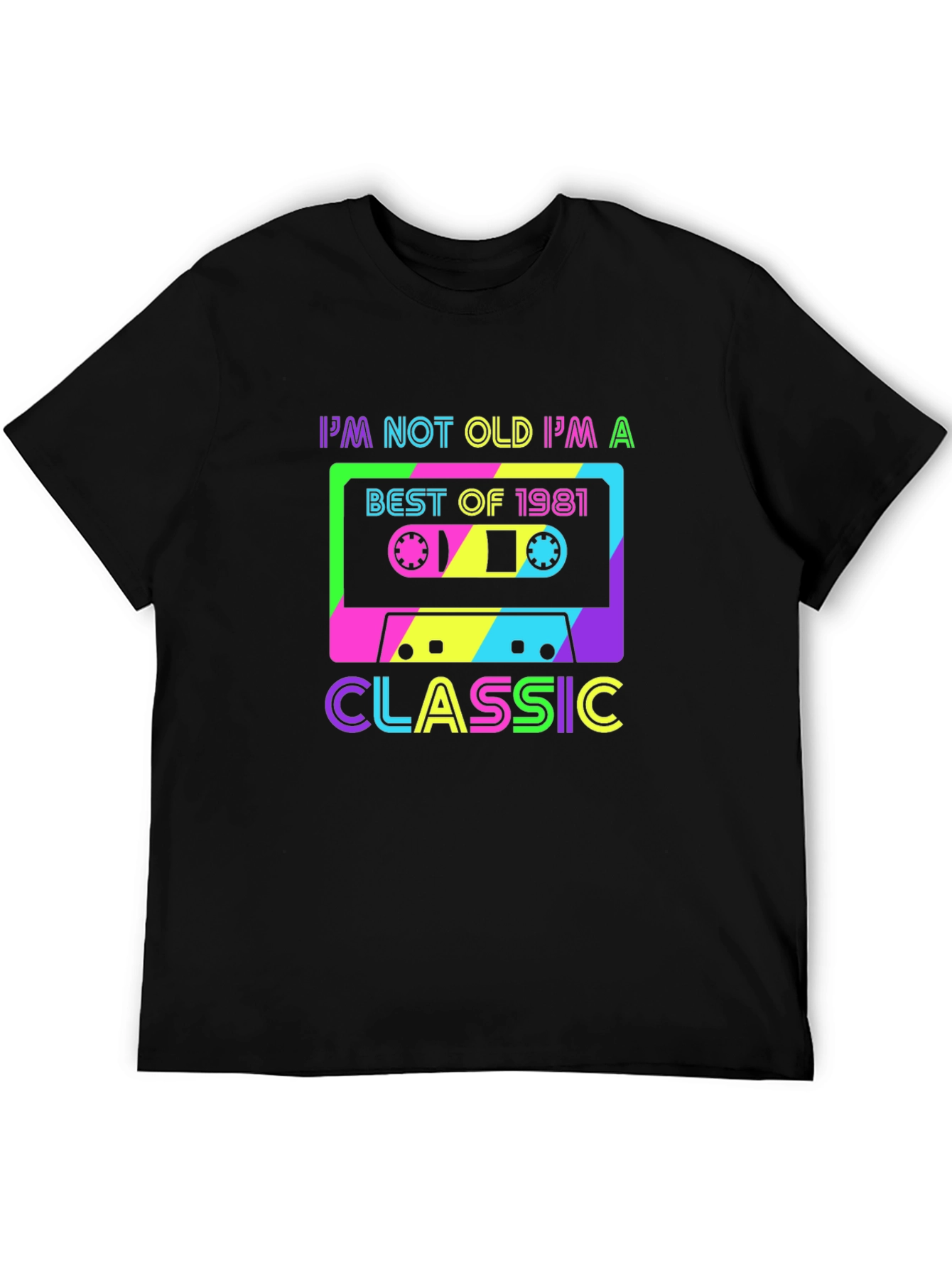 Retro Cassette 1981 Classic T-Shirt