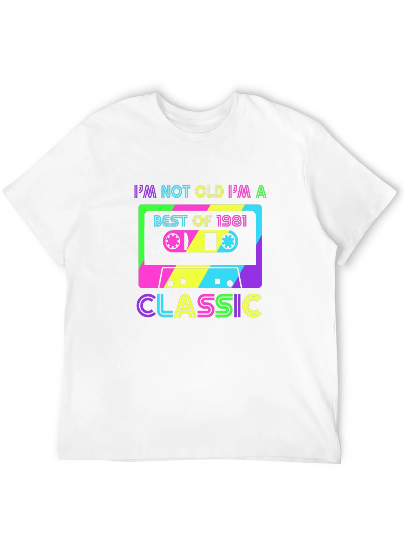 Retro Cassette 1981 Classic T-Shirt