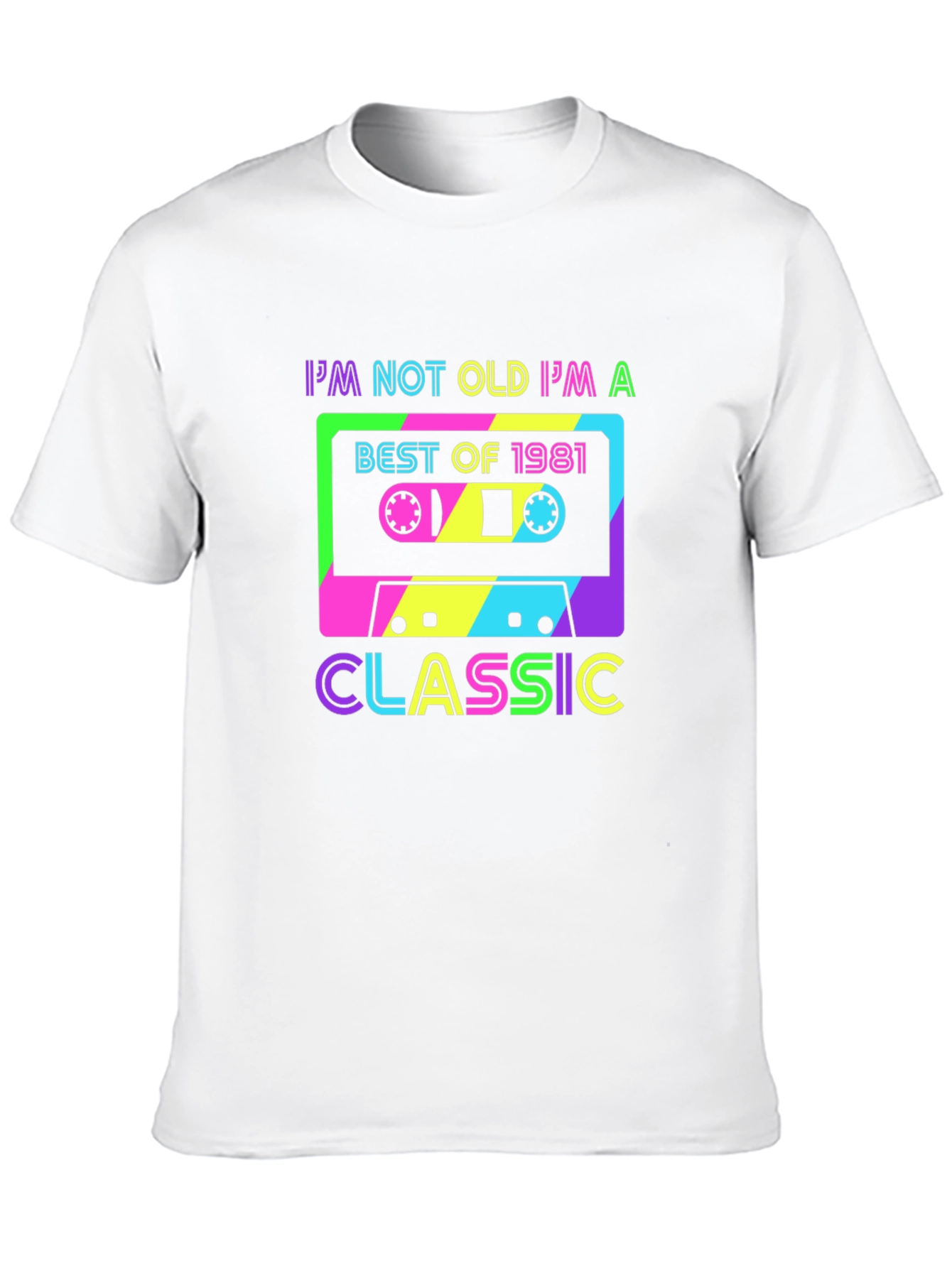 Retro Cassette 1981 Classic T-Shirt
